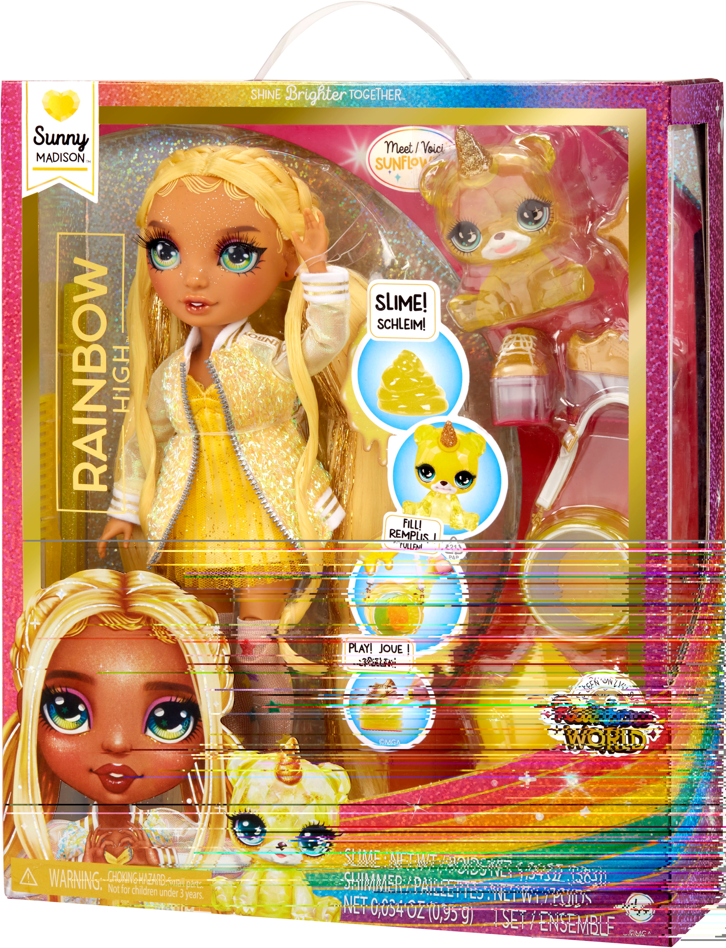 RAINBOW HIGH Anziehpuppe »Classic Rainbow Fashion Doll- Sunny (yellow)«