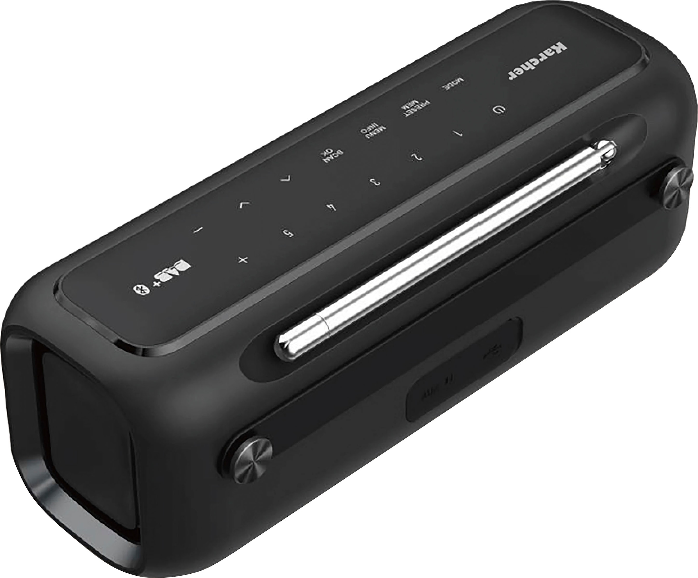 Karcher Digitalradio (DAB+) »DAB Go Bluetooth Lautsprecher«, (Bluetooth Digitalradio (DAB+)-UKW mit RDS 5 W), Bluetooth-Speaker mit Trageschlaufe, Bluetooth, Stereo, Farbdisplay