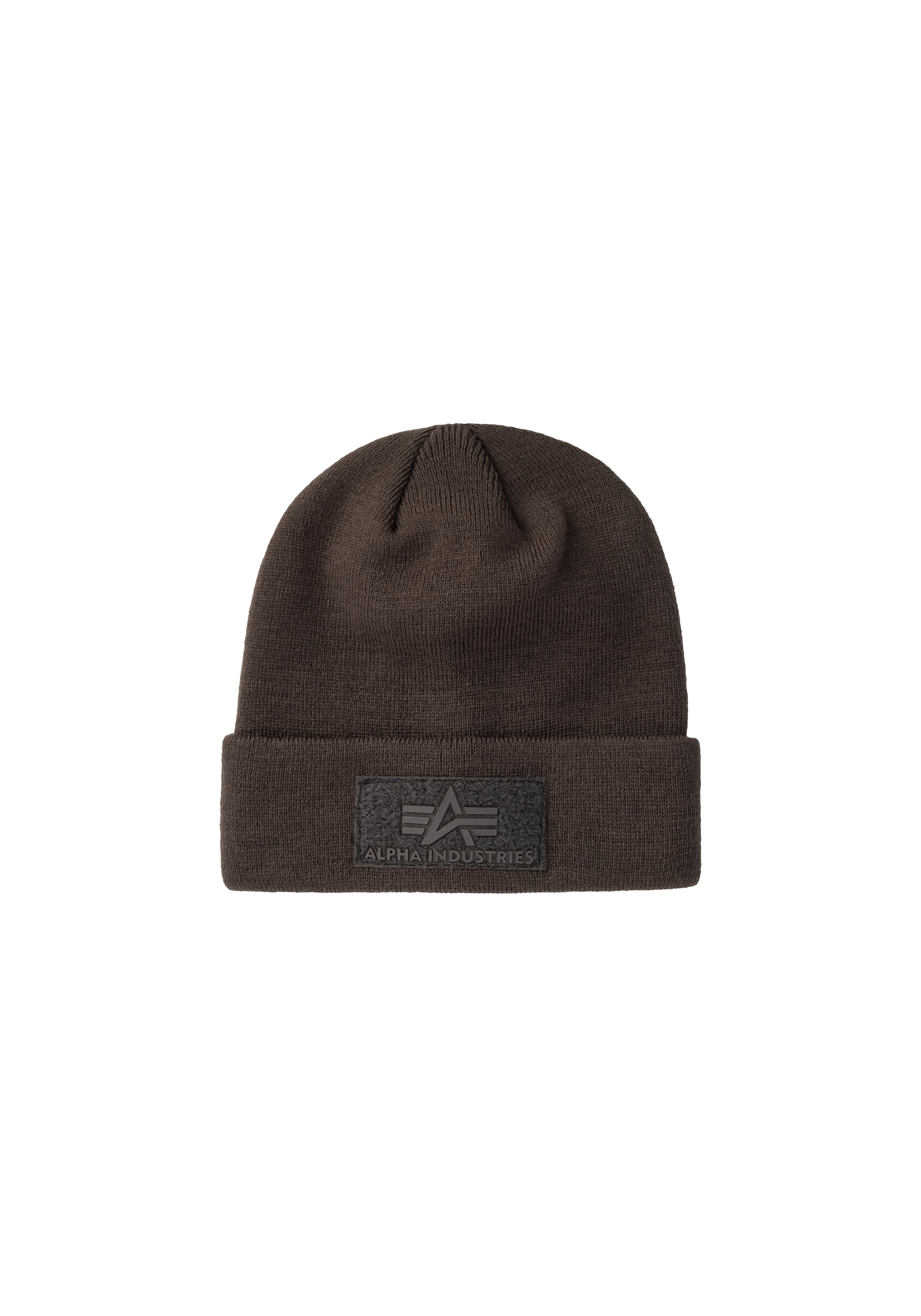ALPHA INDUSTRIES Skimütze »Velcro Beanie« hunter brown