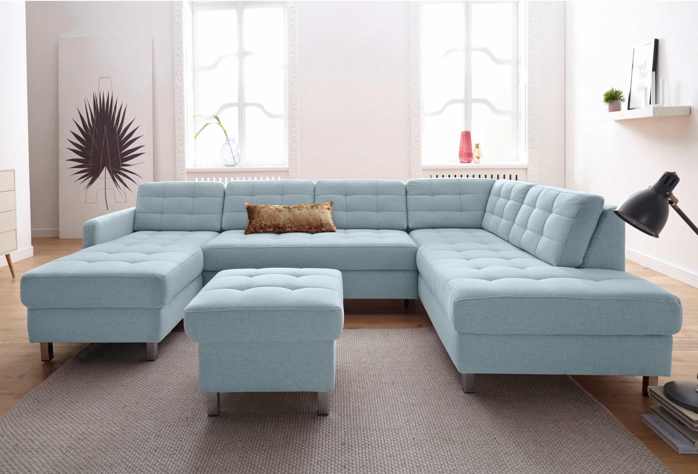 sit&more Wohnlandschaft »Picasso U-Form« wahlweise mit Bettfunktion und Bet günstig online kaufen