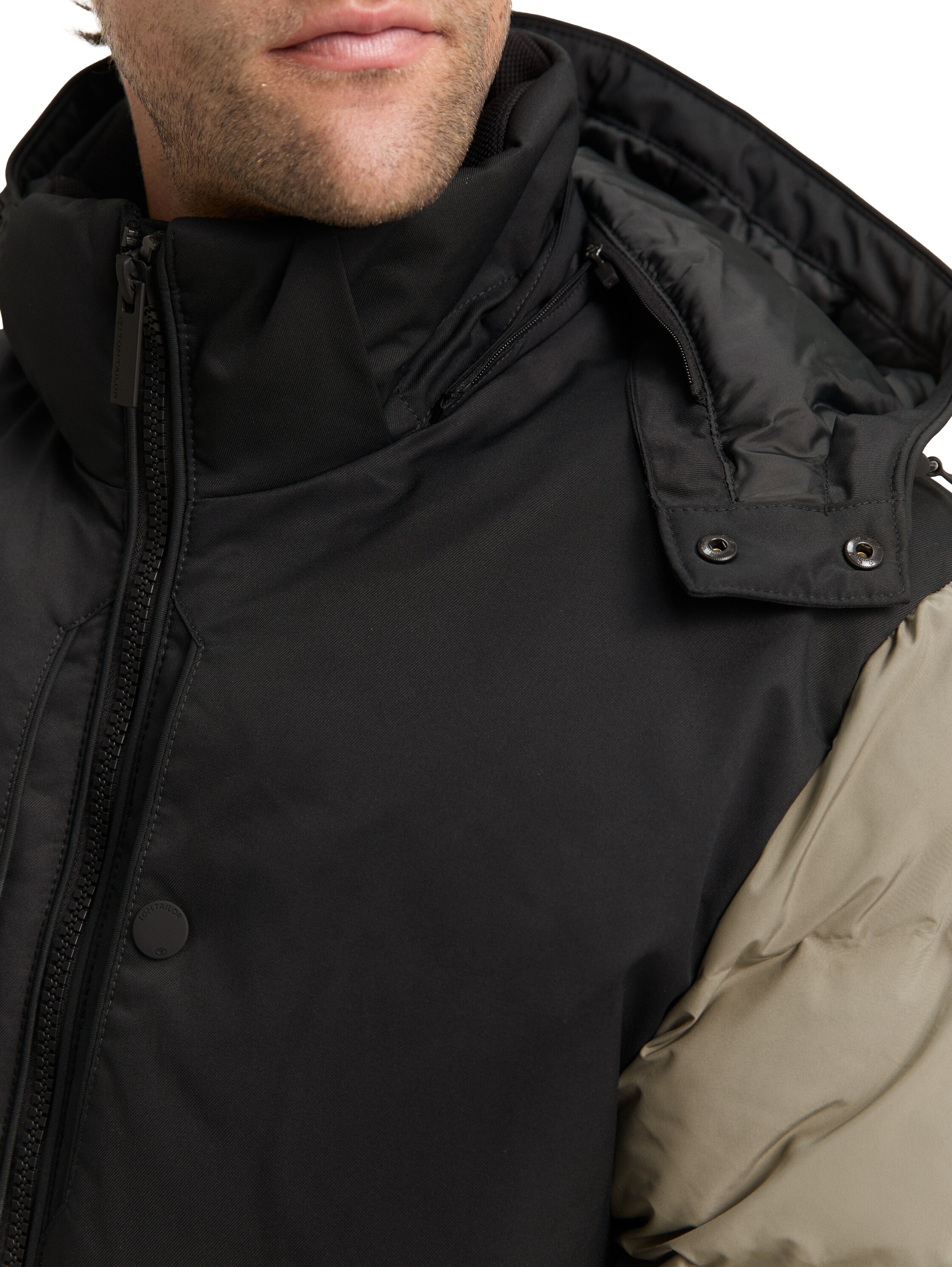 TOM TAILOR Steppjacke, mit Kapuze, mit Kapuze