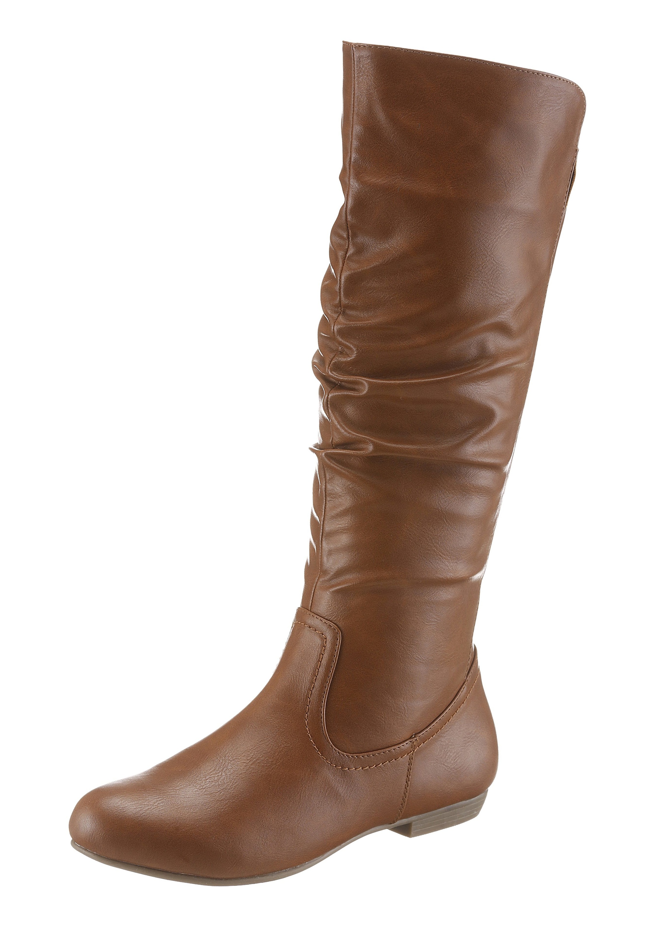 braune Damen Winterstiefel