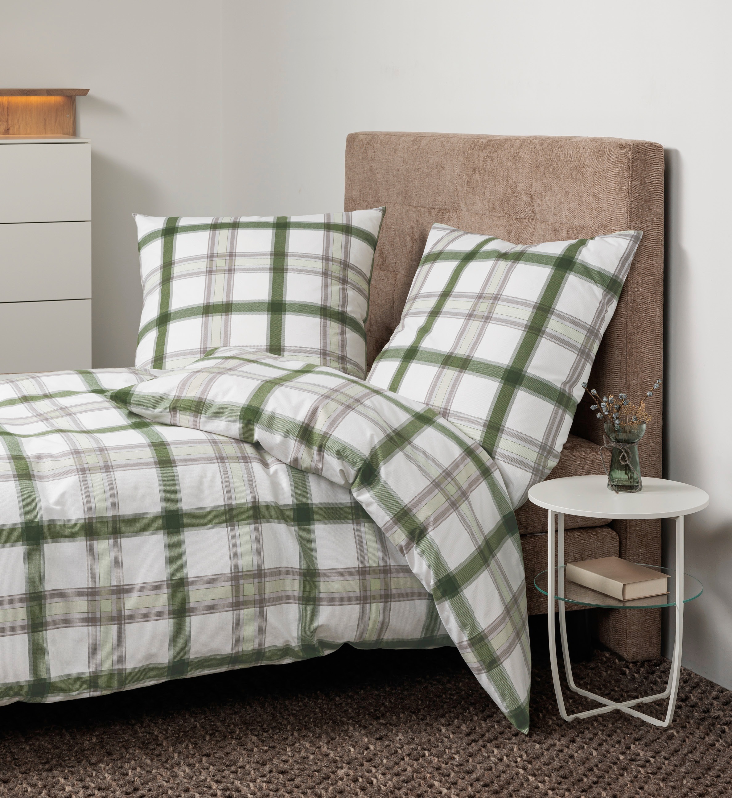 Janine Bettwäsche »Soft-Cotton71002 0«, mit Reissverschluss günstig online kaufen