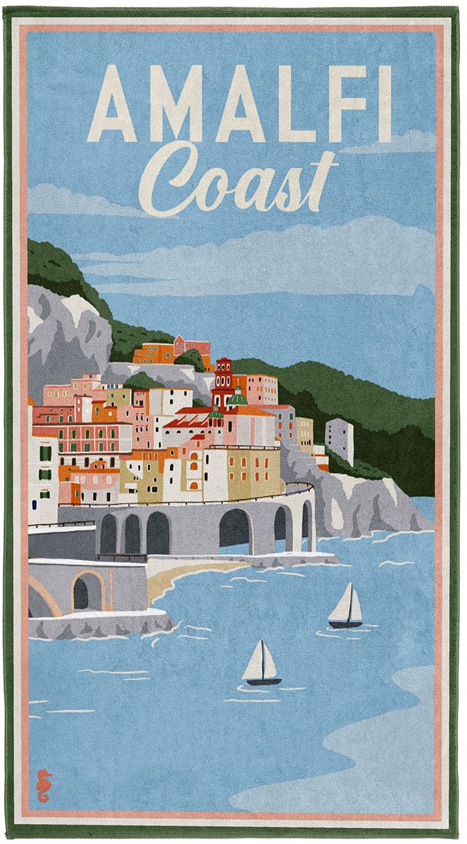 Seahorse Strandtuch »Amalfi«, (1 St., Strandtuch 90 x 170 cm), 90x170, für günstig online kaufen