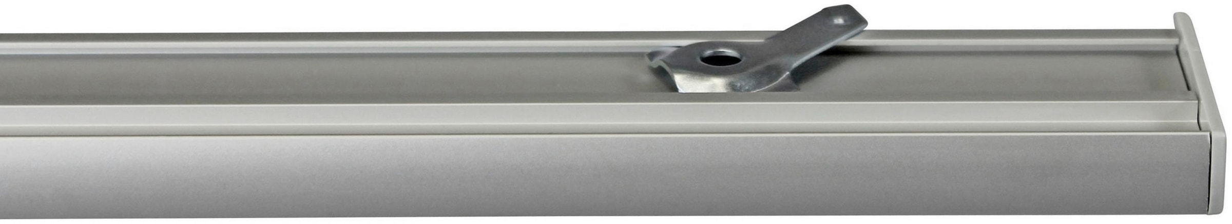 GARESA Gardinenschiene »Flächenvorhangschiene Compact«, 3 läufig-läufig, Wunschmaßlänge, Aluminiumschiene für Vorhänge mit Gleiter, verlängerbar, Decke
