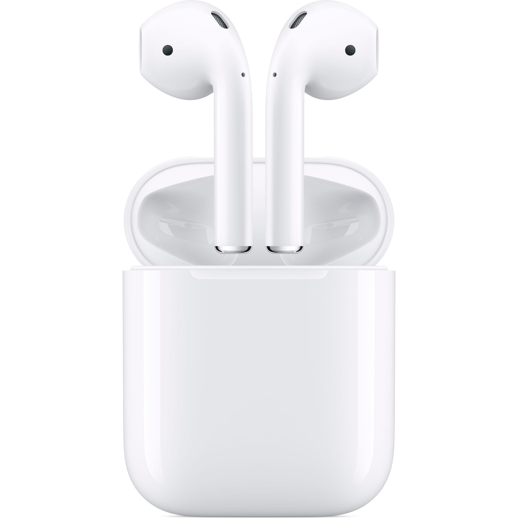 Apple In-Ear-Kopfhörer »AirPods with Charging Case (2019)«, Bluetooth, Sprachsteuerung-True Wireless, Kompatibel mit iPhone,iPad Air / Mini / Pro, Watch, Mac Mini, iMac