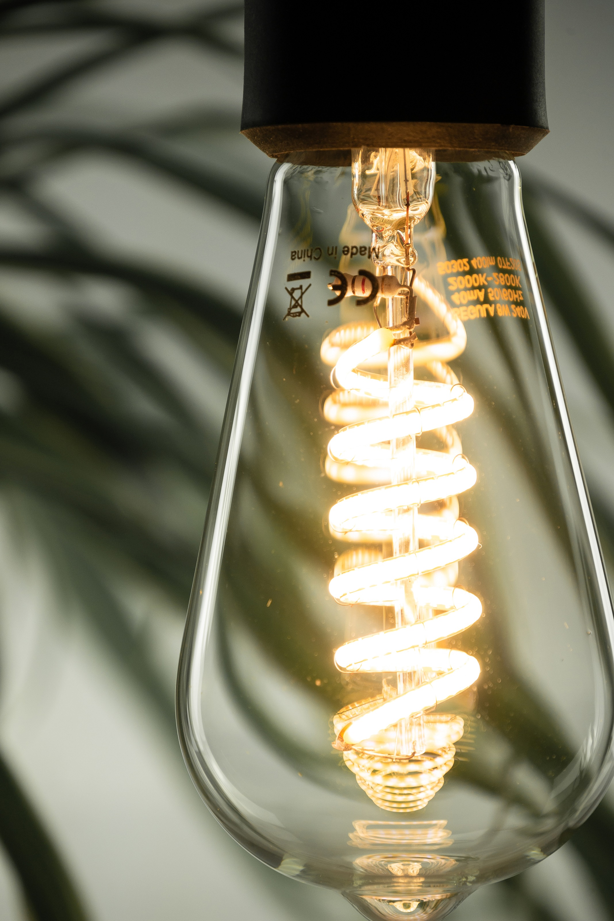 SEGULA LED-Leuchtmittel »LED Rustika Curved Spirale Ambient klar«, E27, Warmweiß, dimmbar, E27, Rustika Curved Spirale, klar, Ambient Dimming