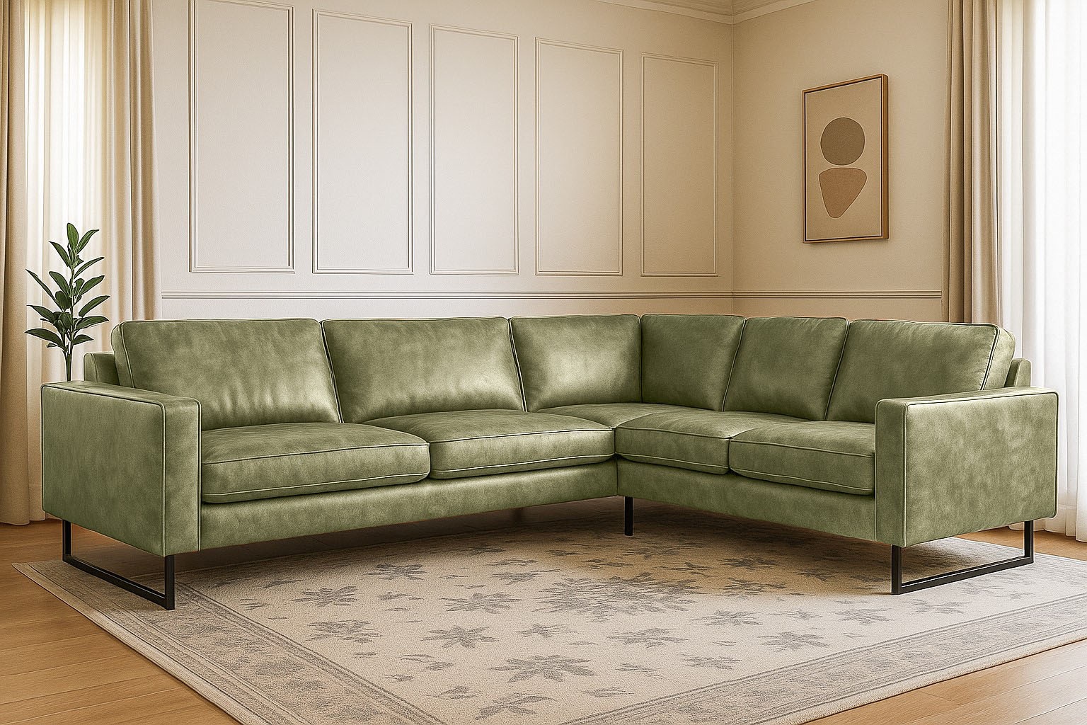 PLACES OF STYLE Ecksofa »Pinto, XXL, 250/290 cm, langer Schenkel, Ottomane« günstig online kaufen
