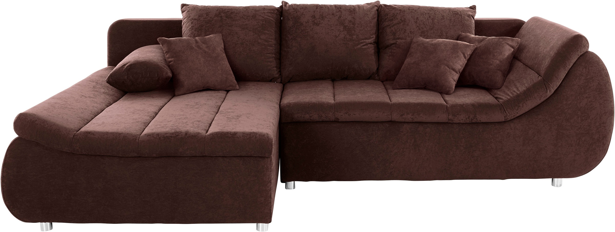 INOSIGN Ecksofa »Imola, elegant und modern, aktuelle Steppung im Sitz, bequ günstig online kaufen