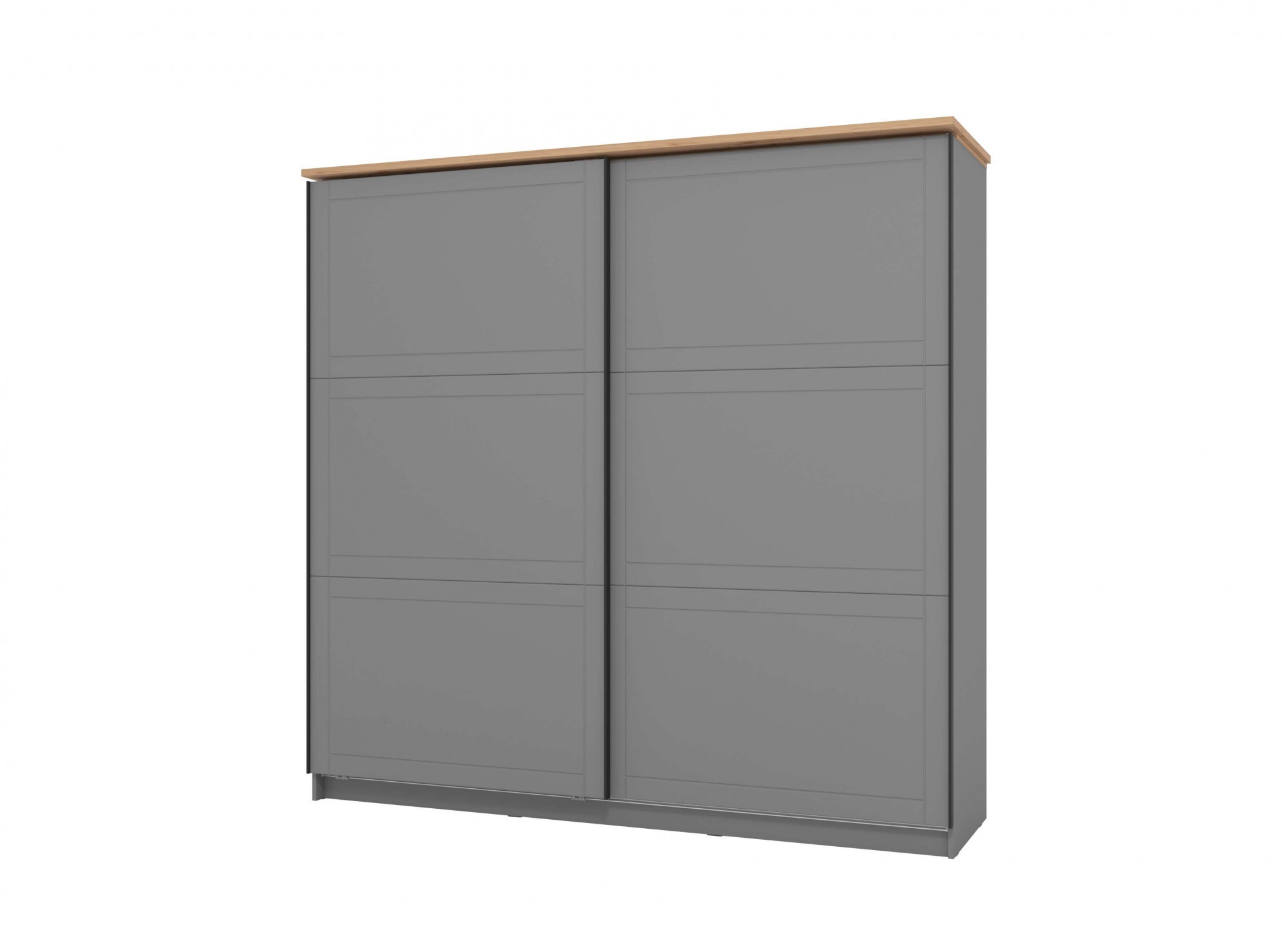 Home affaire Schwebetürenschrank »Valencia, Kleiderschrank im Landhausstil, 220x214x65,5cm«, mit kompletter Innenausstattung, FSC®-zertifizierter Holzwerkstoff