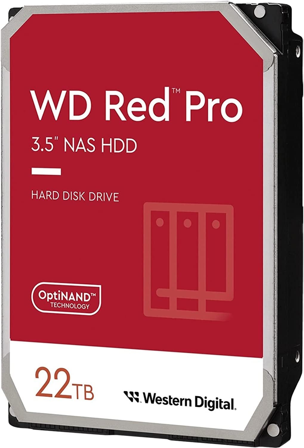 Western Digital HDD-NAS-Festplatte »WD Red Pro 22TB«, 3,5 Zoll, Anschluss SATA III