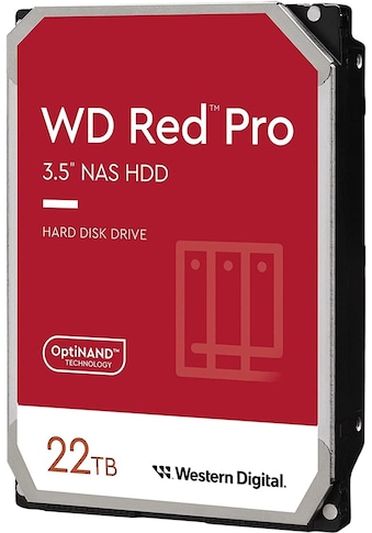 HDD-NAS-Festplatte »WD Red Pro 22TB«, 3,5 Zoll, Anschluss SATA III