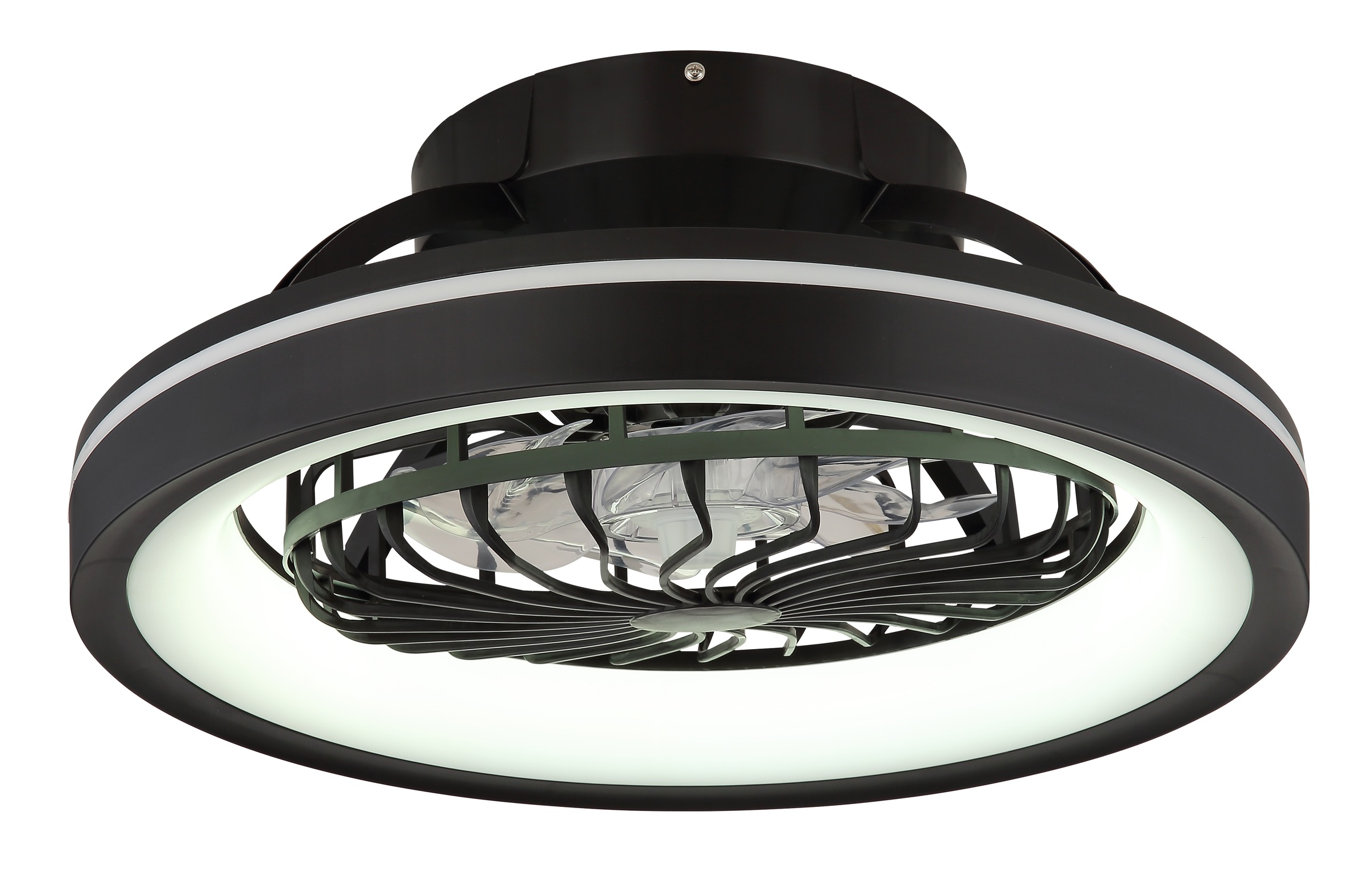 GLOBO LIGHTING Deckenleuchte »DEANNE« LED-Modul 1 Stk. warmweiß - kaltweiß Ventilator opal kühlen-heizen RGB Regenbogen modern Wohnzimmer