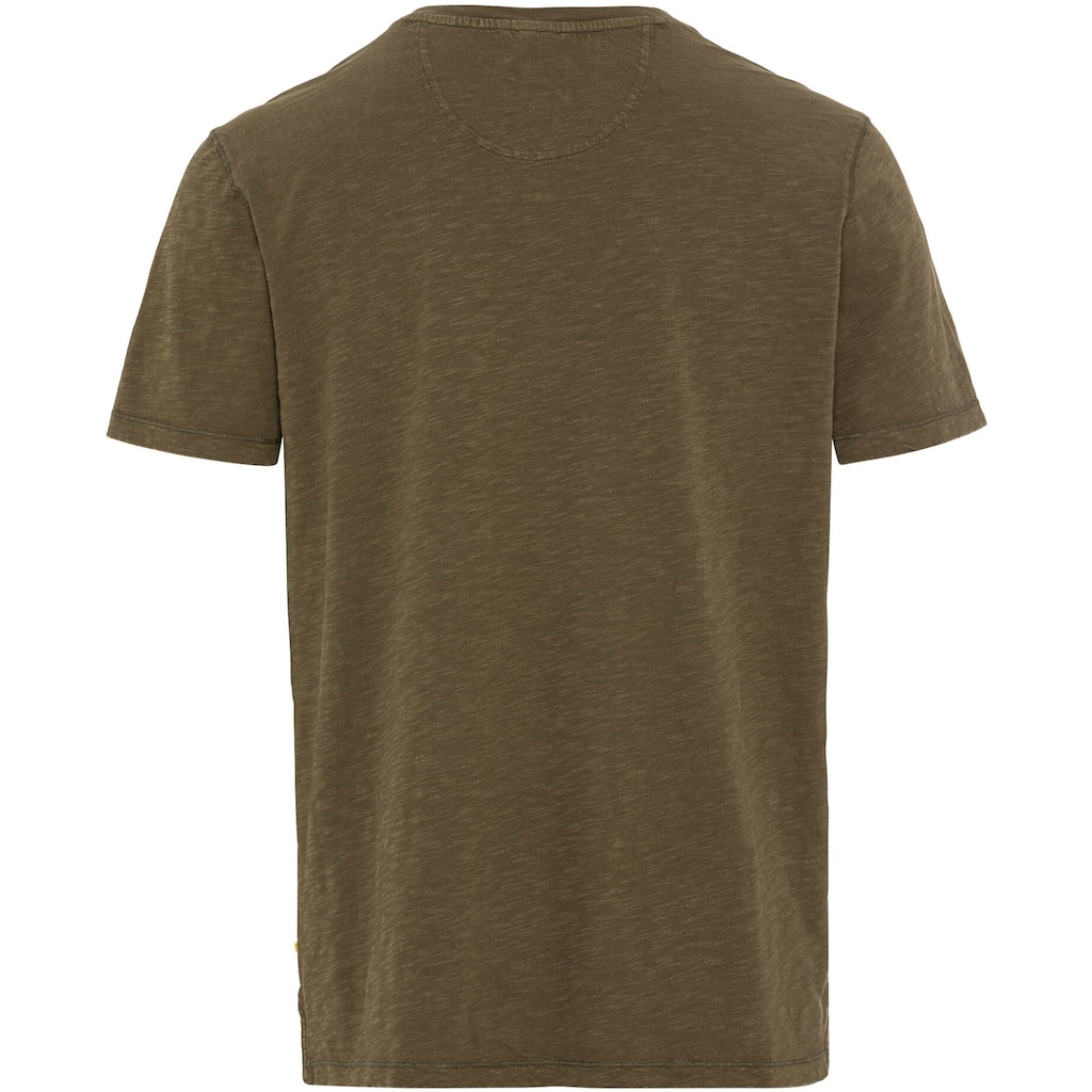 camel active T-Shirt, mit Knopfleiste