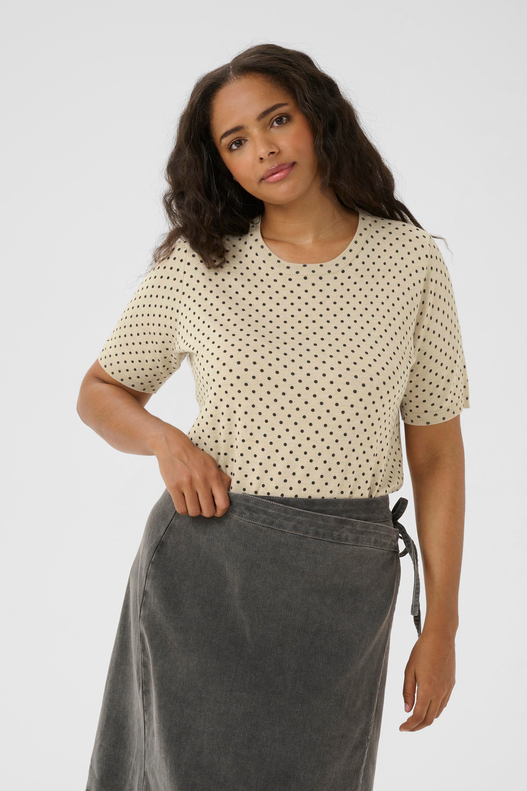 KAFFE Curve Strickpullover »Strickpullover KClizzy«