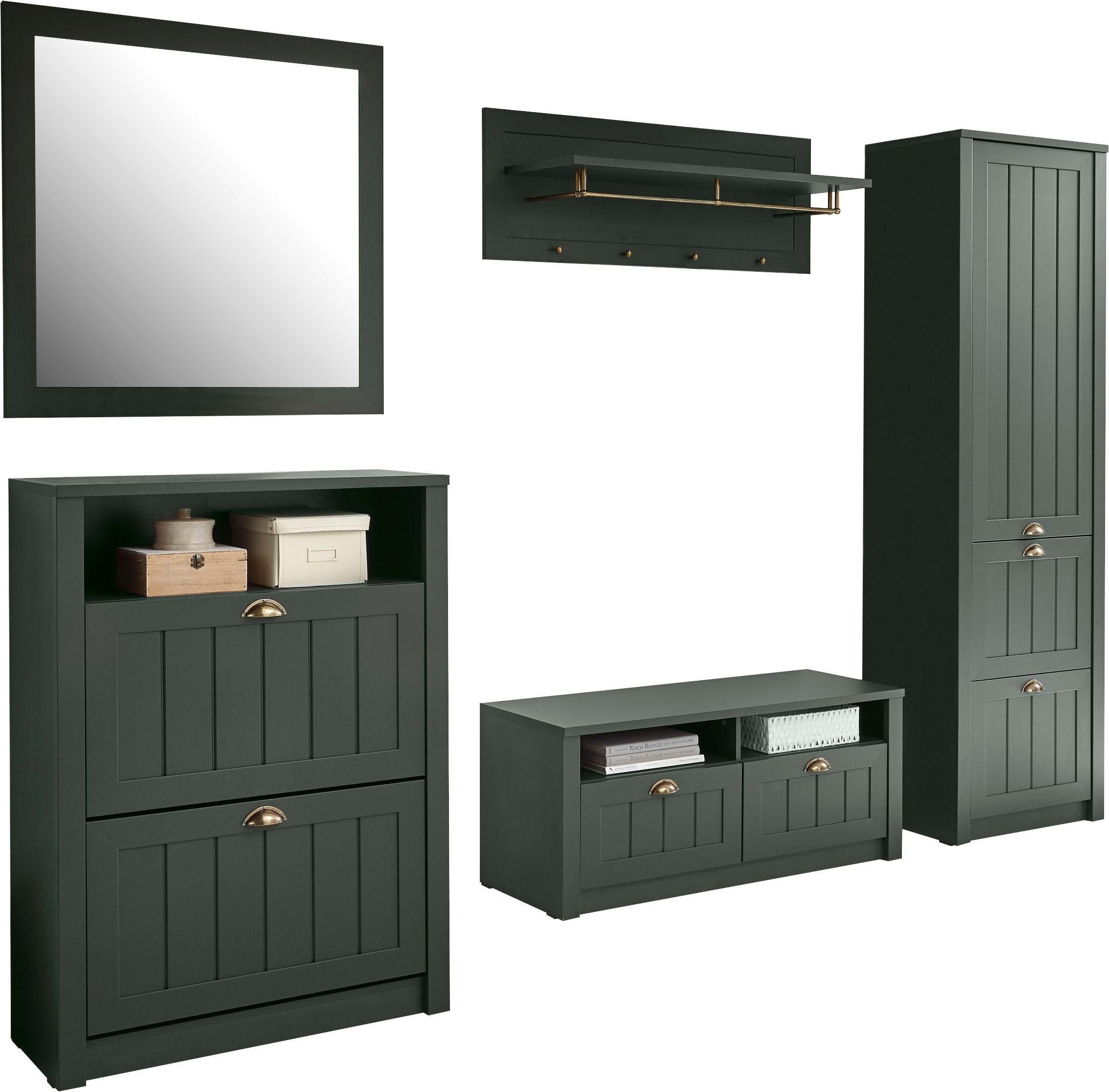 Home affaire Garderoben-Set "ASCOT" Set, 5 Stk. tlg. günstig online kaufen