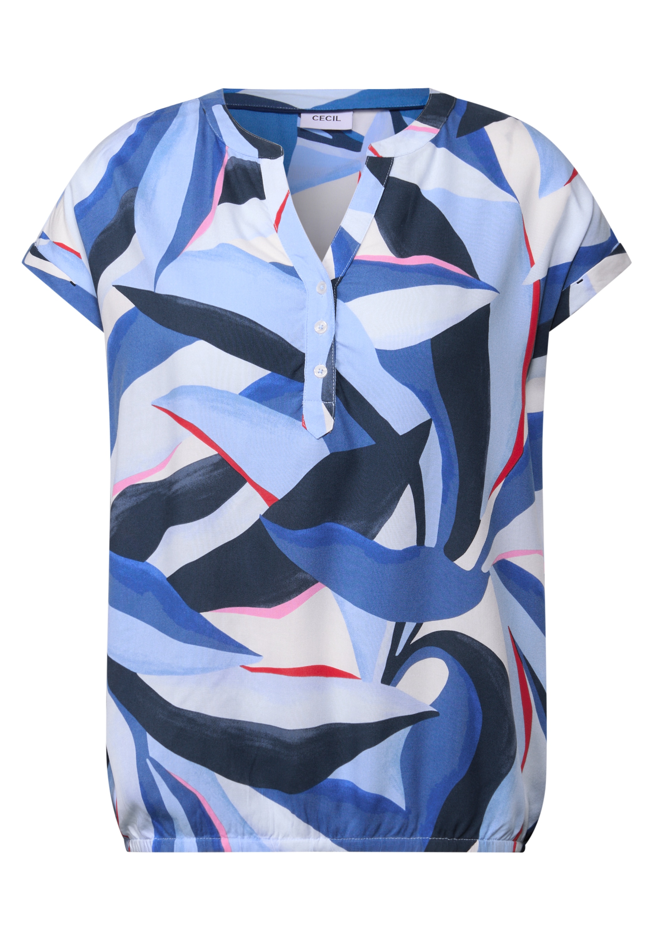 Cecil Kurzarmbluse, mit All-Over Print