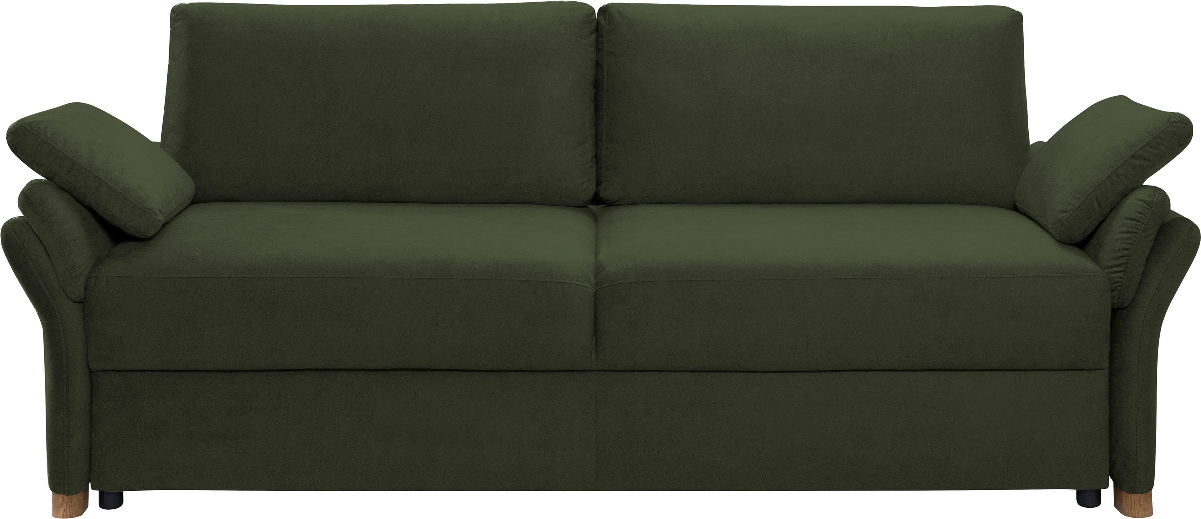 exxpo - sofa fashion 3-Sitzer »Kentt hochwertiger Sitzaufbau für hohen Sitzkomfort, bequeme Armlehnen« inkl. Boxspring/Federkern-Polsterung, Bettfunktion und Bettkasten