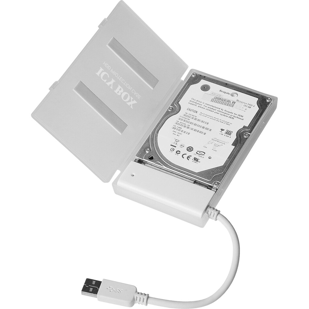 Raidsonic Computer-Adapter »ICY 2,5 Zoll SATA HDD Adapterkabel + Schutzhülle USB 3.0«
