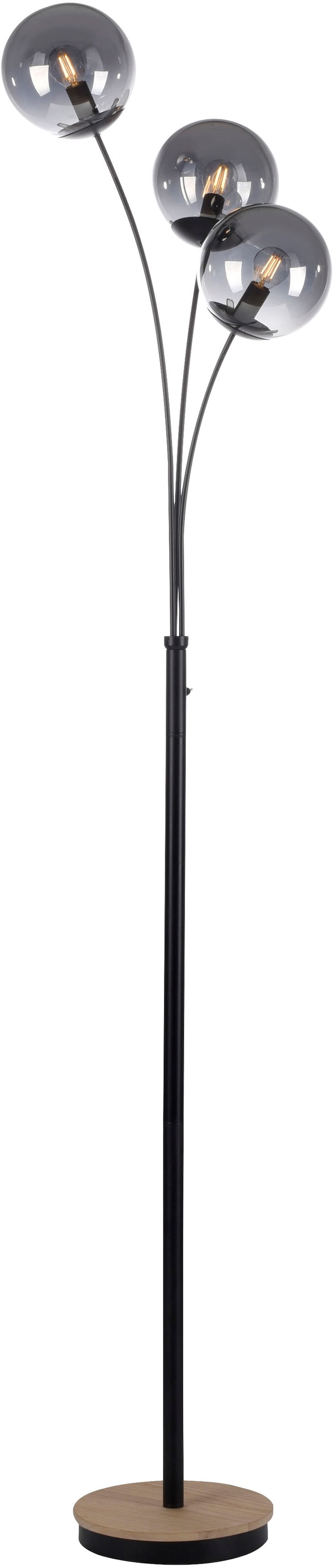JUST LIGHT Stehlampe »GREEN WIDO«, 3 flammig, Leuchtmittel E14 | ohne Leuchtmittel