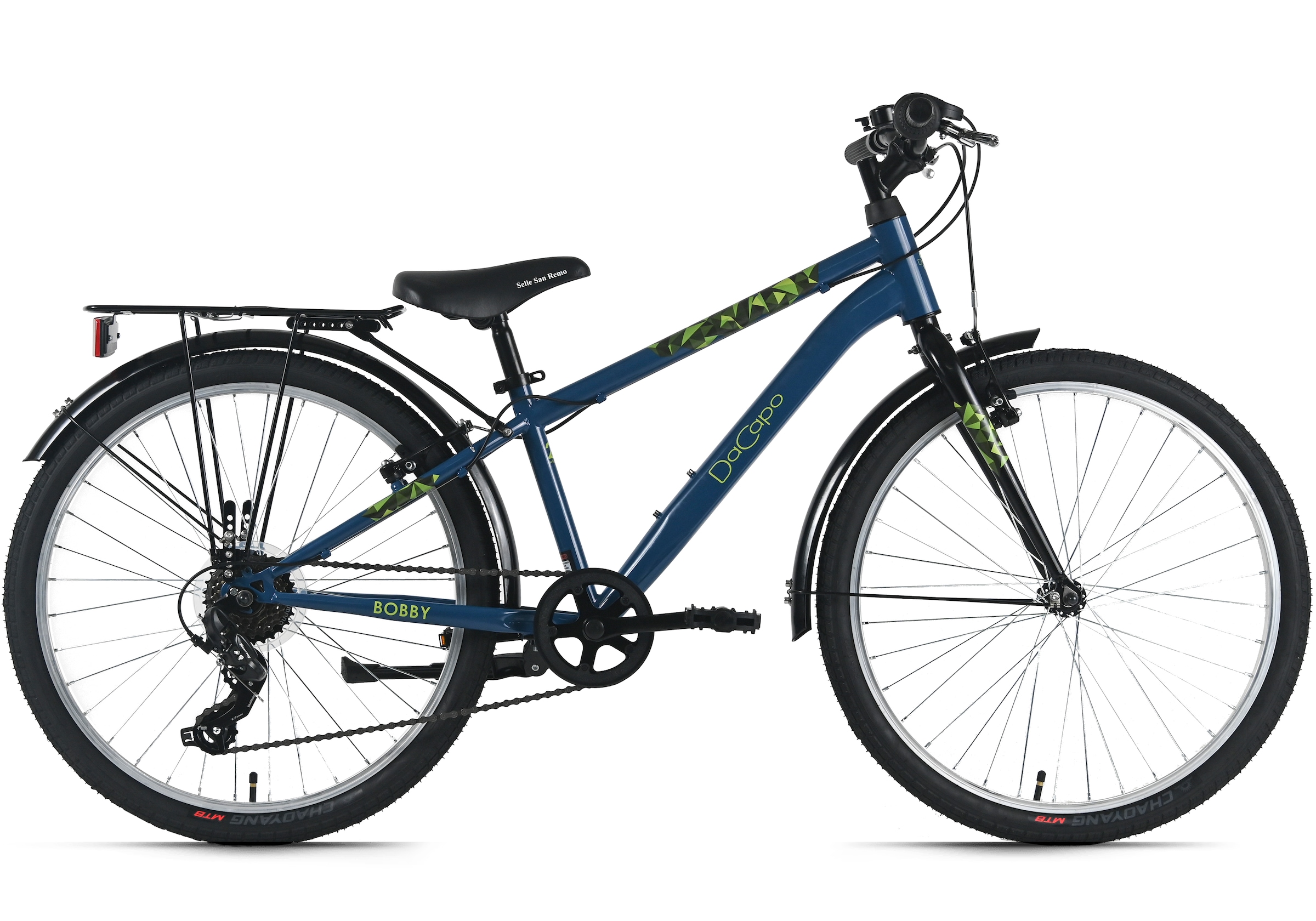 Dacapo Kinderfahrrad »DaCapo Kinderfahrrad 24" Bobby 7 Gänge - Ab 8 Jahre« 7 Gang Kettenschaltung