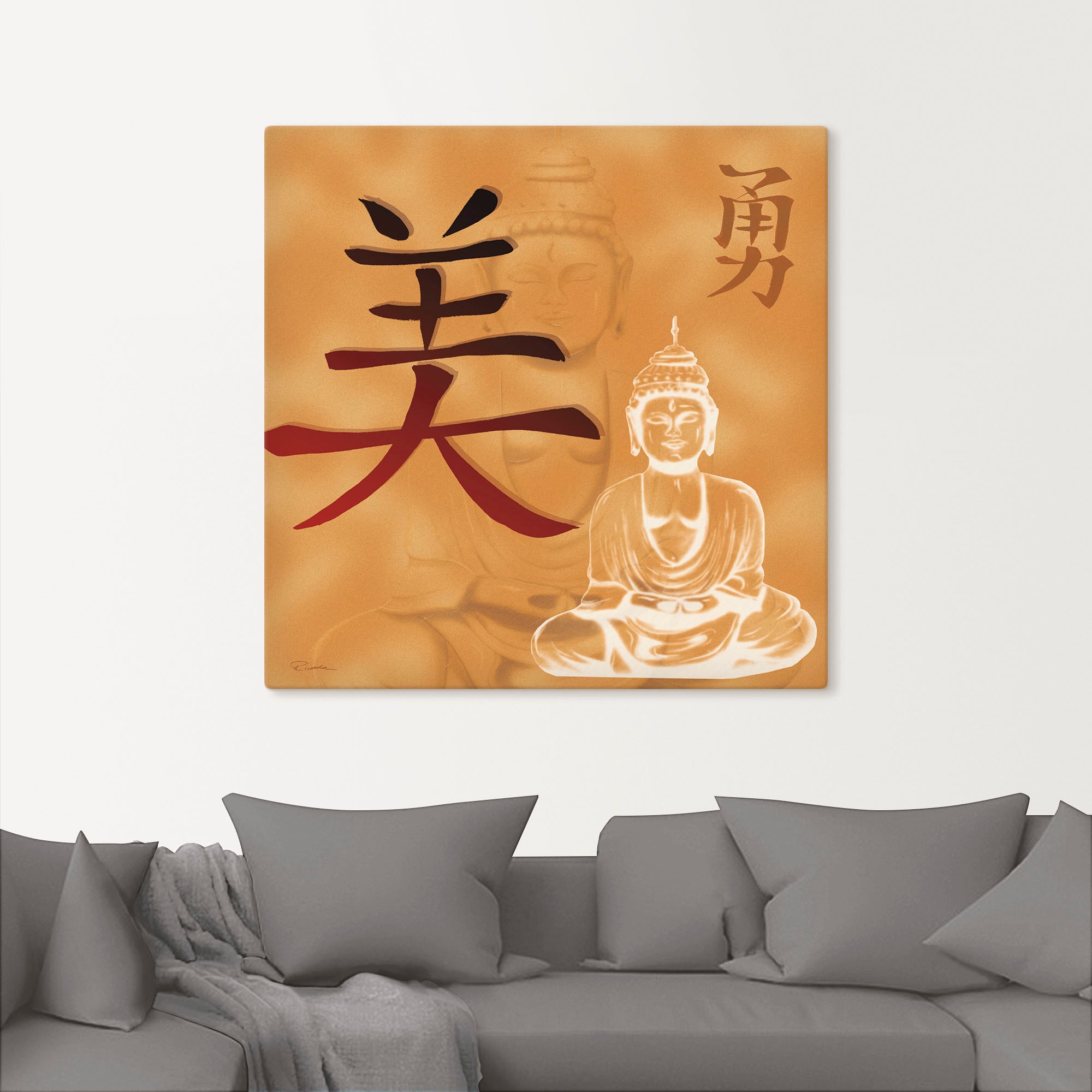Artland Wandbild »Schönheit und Mut«, Religion, (1 St.), als Leinwandbild, Poster in verschied. Größen