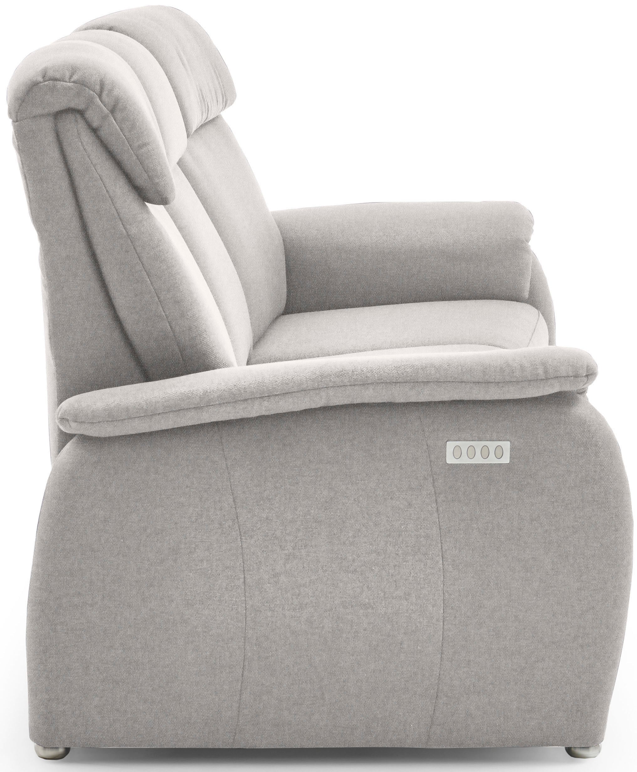 Home affaire 3-Sitzer »Turin mit Steckdose und USB-Port auch in Easy care-Bezug«, 2 x vollmotorische Relaxfunktion, herunterklappbarer Tisch