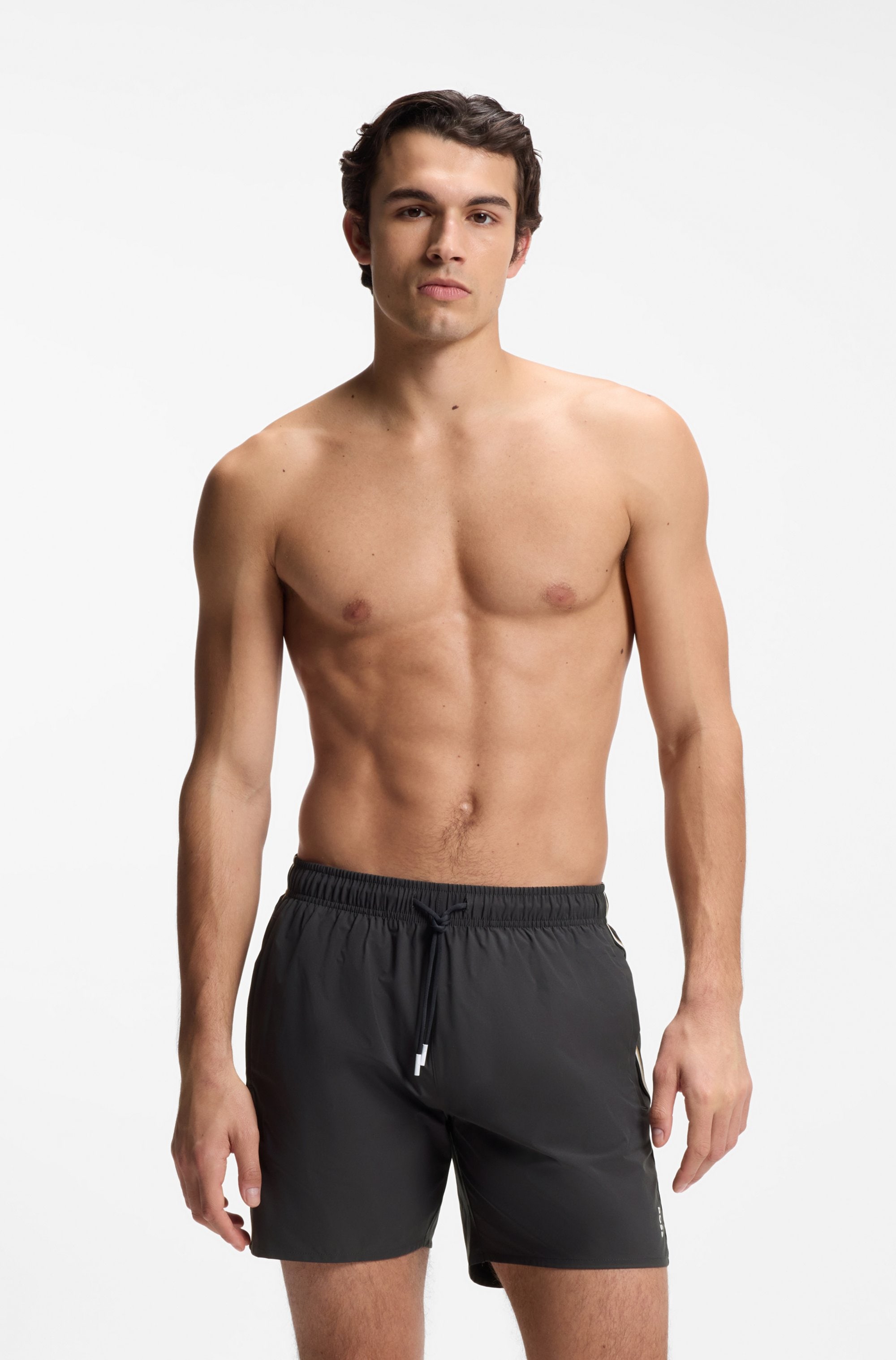 BOSS Badeshorts »Iconic« mit Gesäßtasche