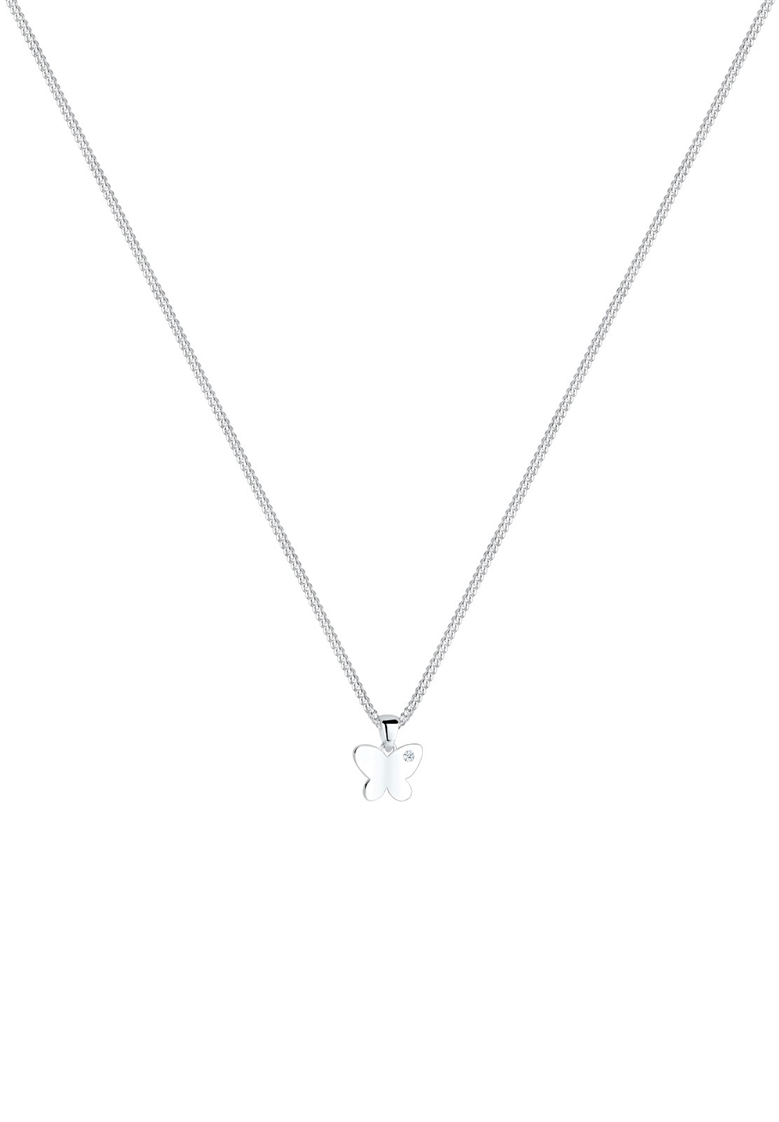 Elli DIAMONDS Collierkettchen »Schmetterling Diamant 925 Sterling Silber«