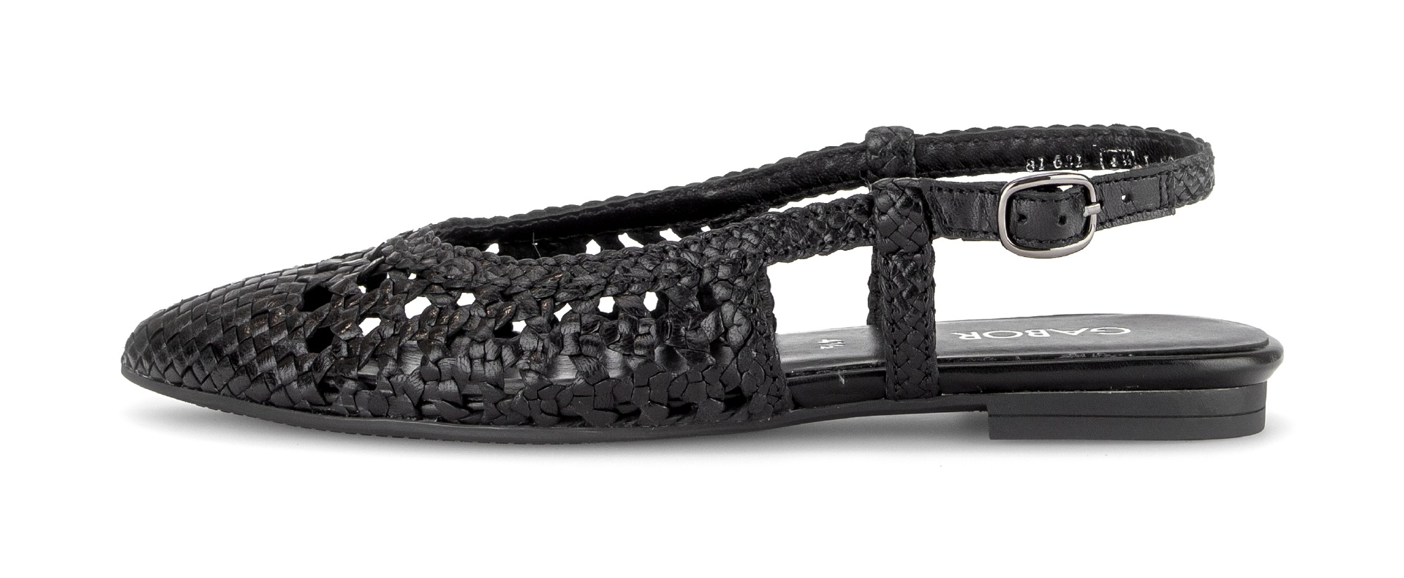 Gabor Slingpumps  , Blockabsatz, Sommerschuh in modischer Flechtoptik