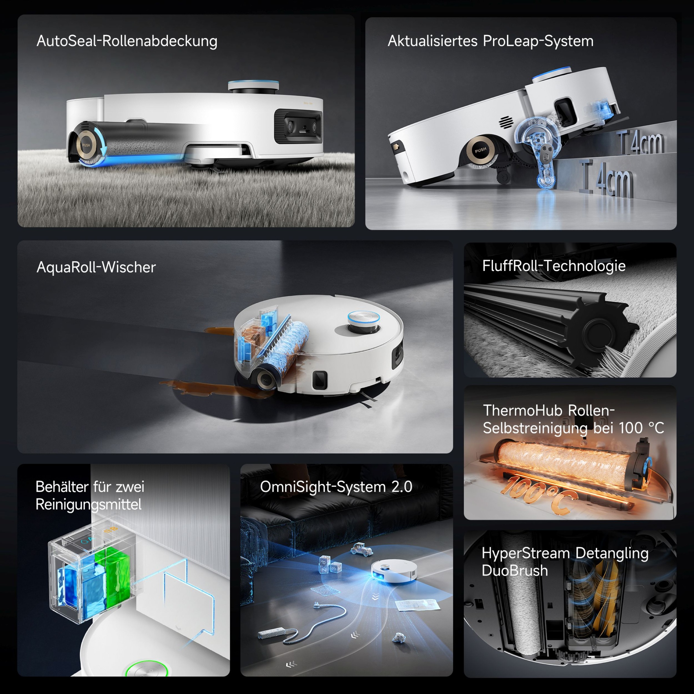 Dreame Nass-Trocken-Saugroboter »Aqua10 Ultra Roller Complete«
