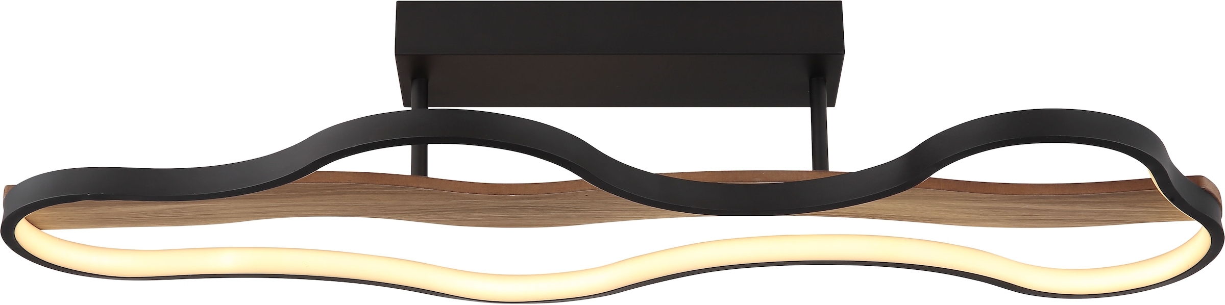 GLOBO LIGHTING LED Deckenleuchte »BEZZY« LED-Modul Warmweiß Deckenlampe/Wohnzimmer/Schlafzimmer/modern