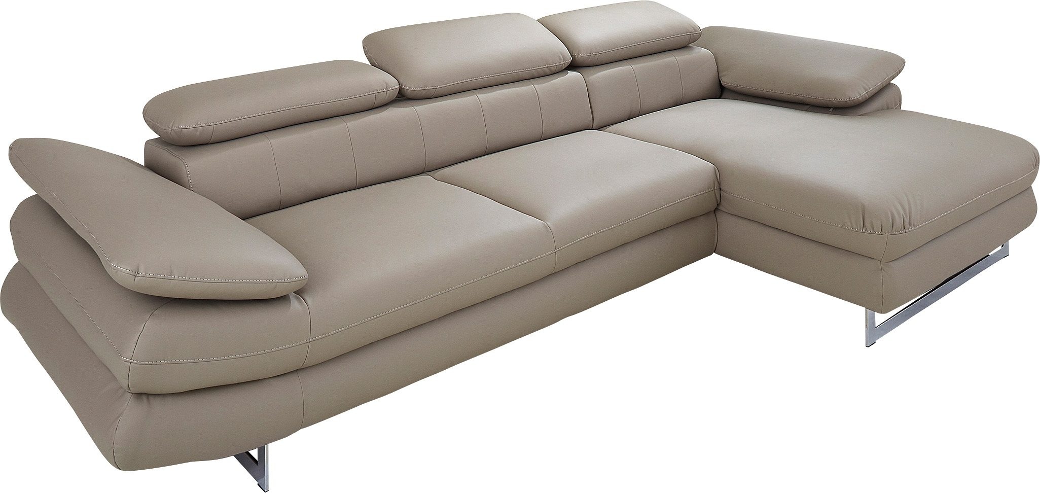 INOSIGN Ecksofa "Solution L-Form" mit Arm- & Kopfteilverstellung, wahlweise günstig online kaufen