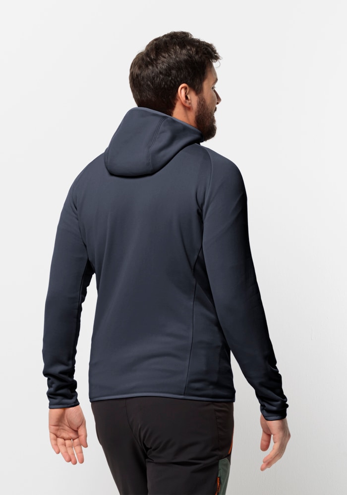 Jack Wolfskin Fleecejacke »BAISELBERG HOODED FZ M«, mit Kapuze