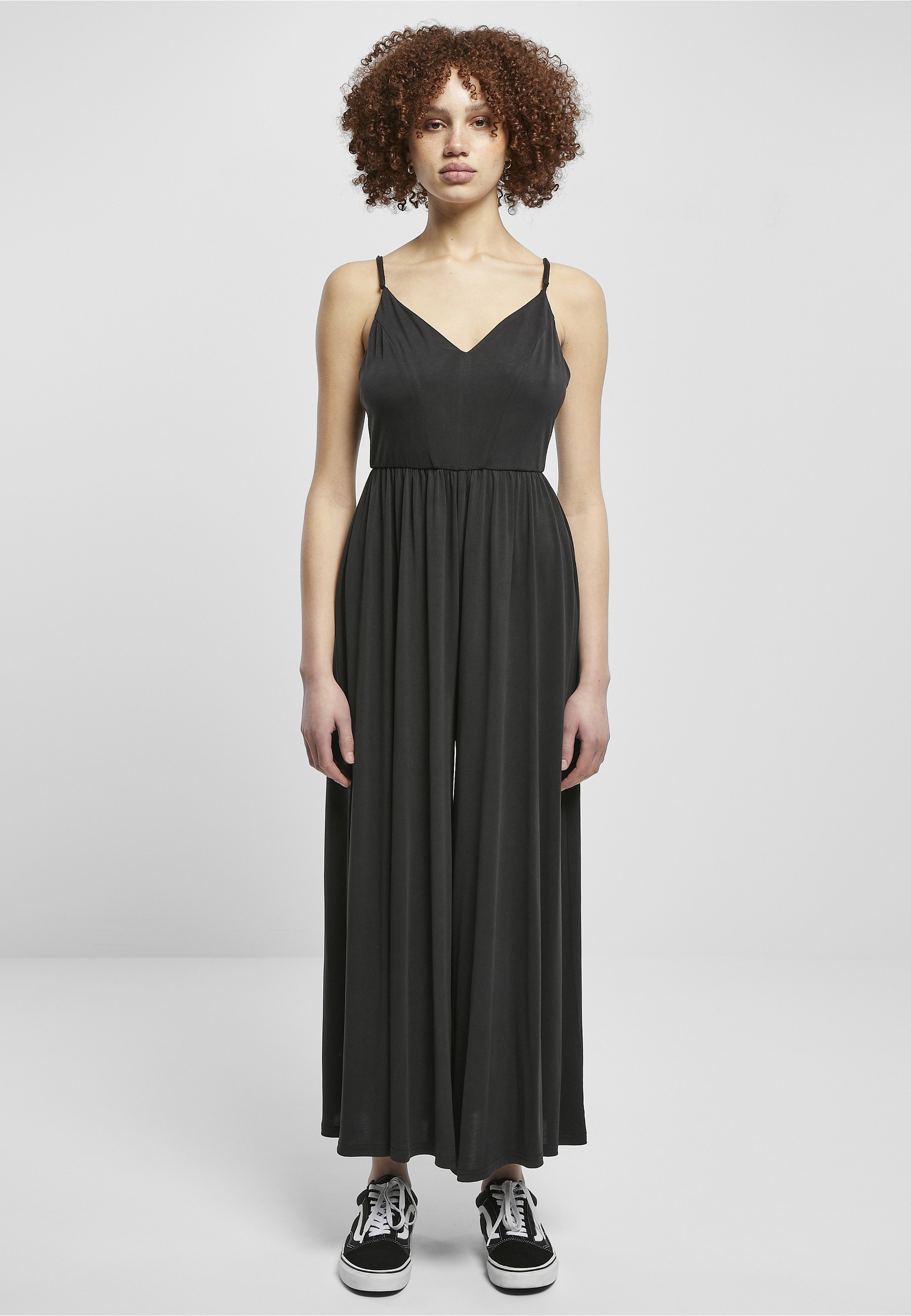 URBAN CLASSICS Jumpsuit »Urban Classics Damen Ladies Modal Spaghetti Jumpsuit« 1 Stk.