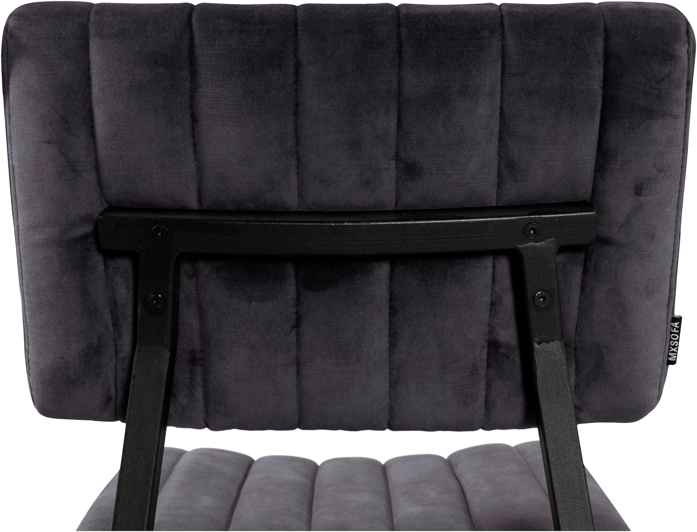 OMG Design Esszimmerstuhl »Ivan«, (Set), 2 St., Stoff, pflegeleichter Samtvelour Bezug, Küchenstuhl