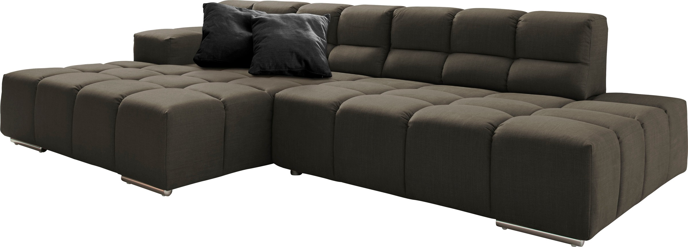 designwerk Ecksofa »Temple, Designsofa trifft hohen Sitzkomfort, L-Form« mi günstig online kaufen