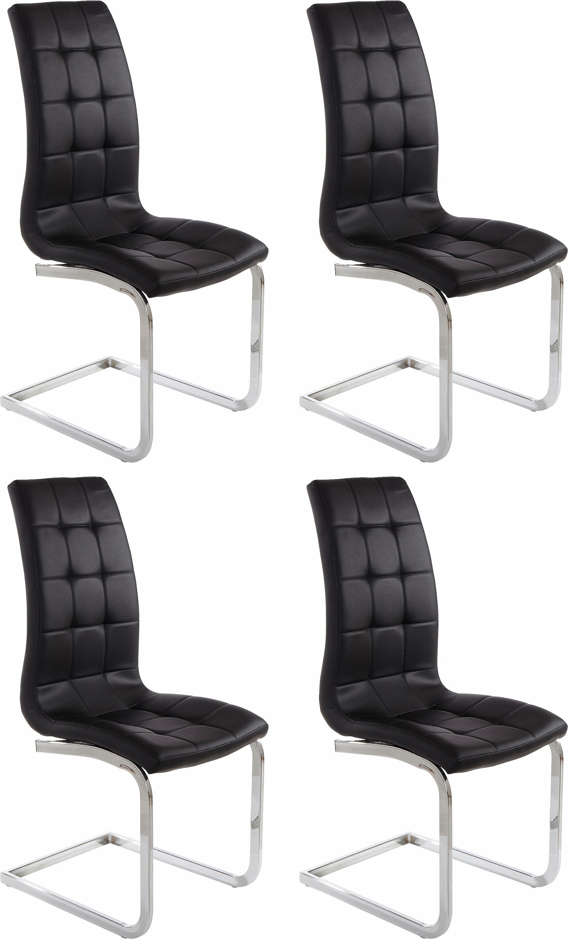 INOSIGN Freischwinger »Lola«, (Set), 4 St., Kunstleder, 2 oder 4 Stück, Bez günstig online kaufen