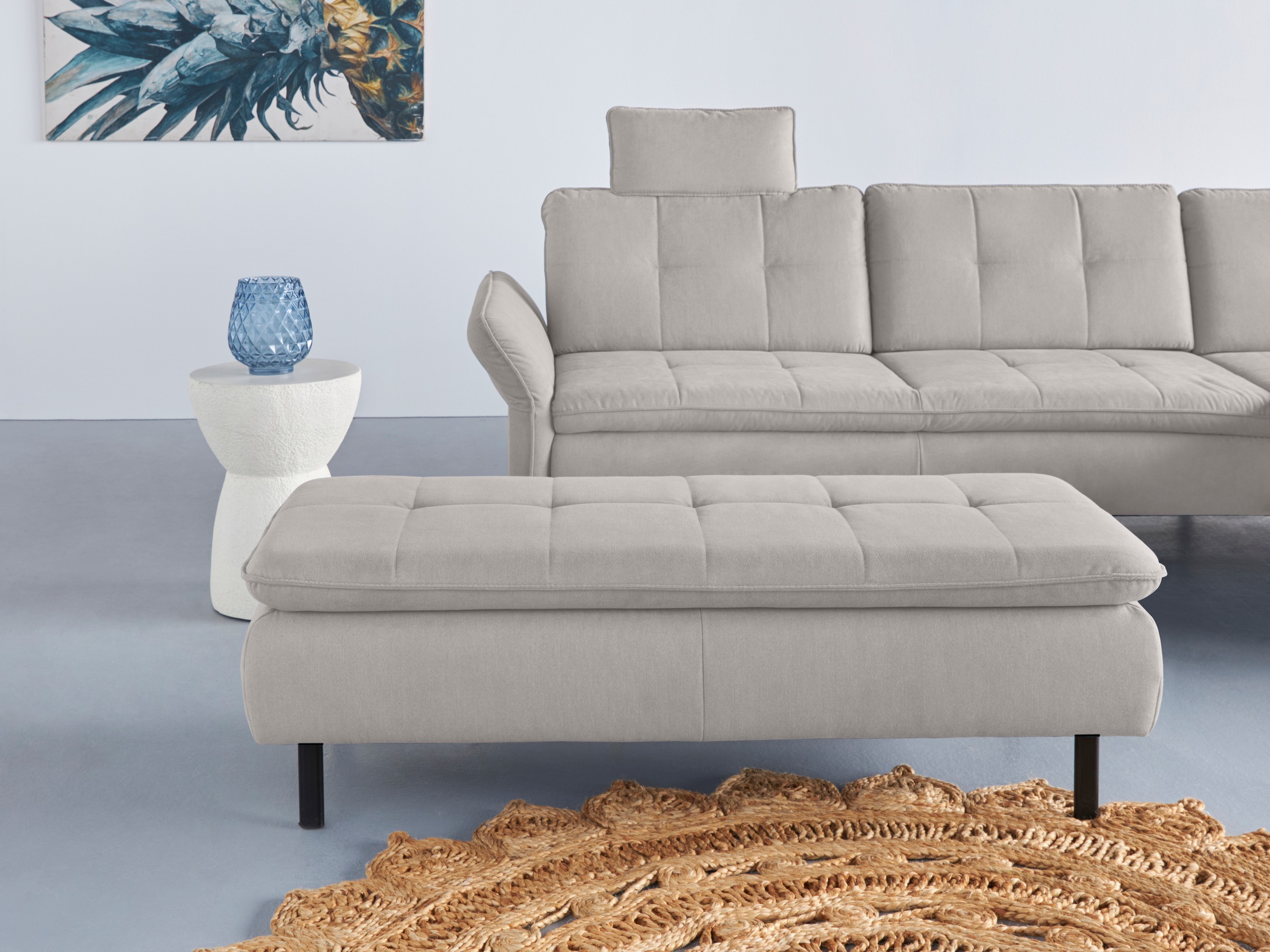 Home affaire Hockerbank »Birkholm« passend zur Serie "Birkholm", B/T/H: 137 günstig online kaufen