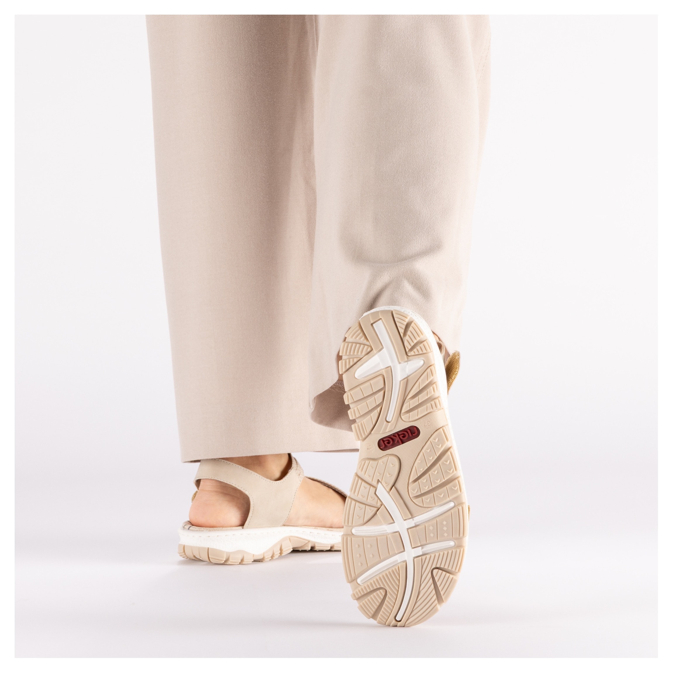 Rieker Riemchensandale  Sommerschuh, Sandalette, Klettschuh, im Sportslook
