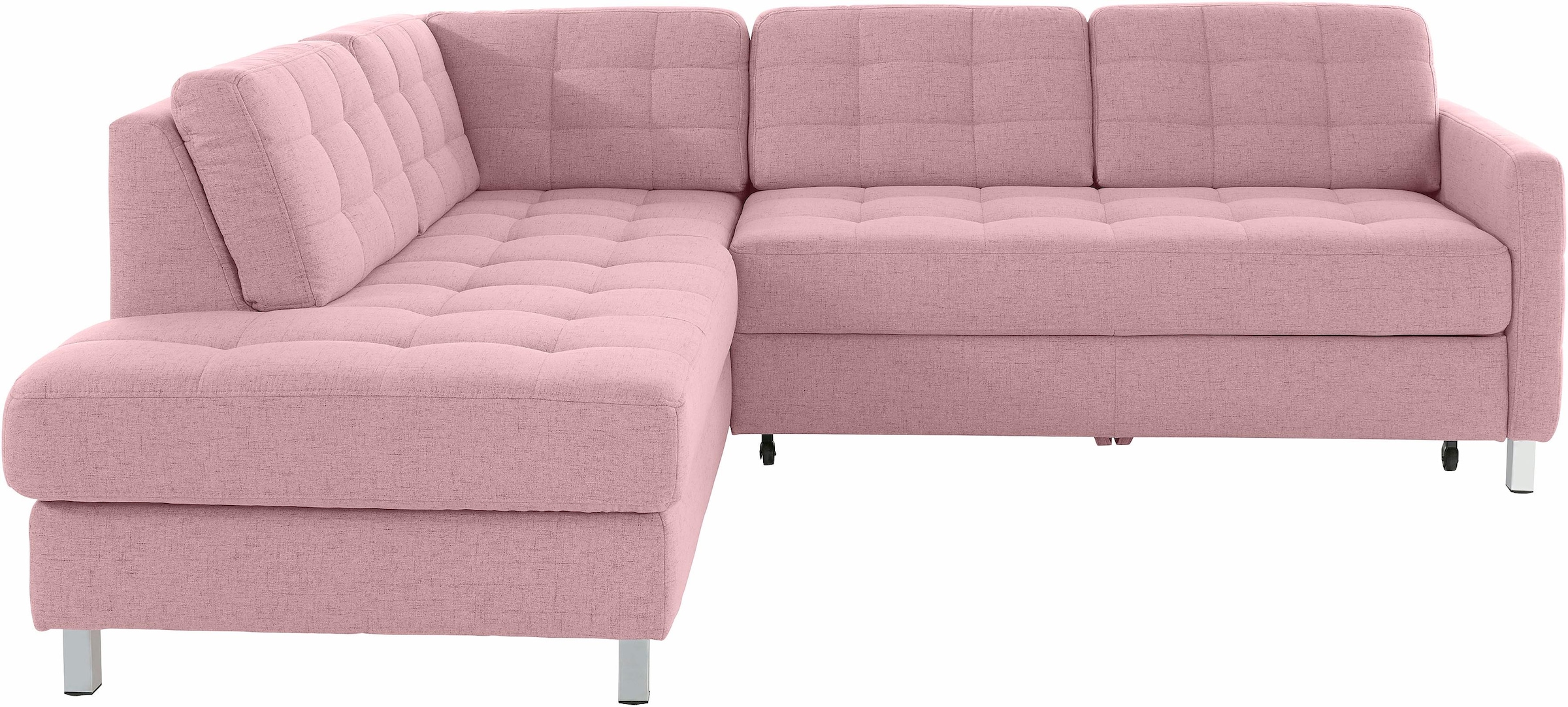 sit&more Ecksofa »Picasso L-Form«, wahlweise mit Bettfunktion und Bettkasten