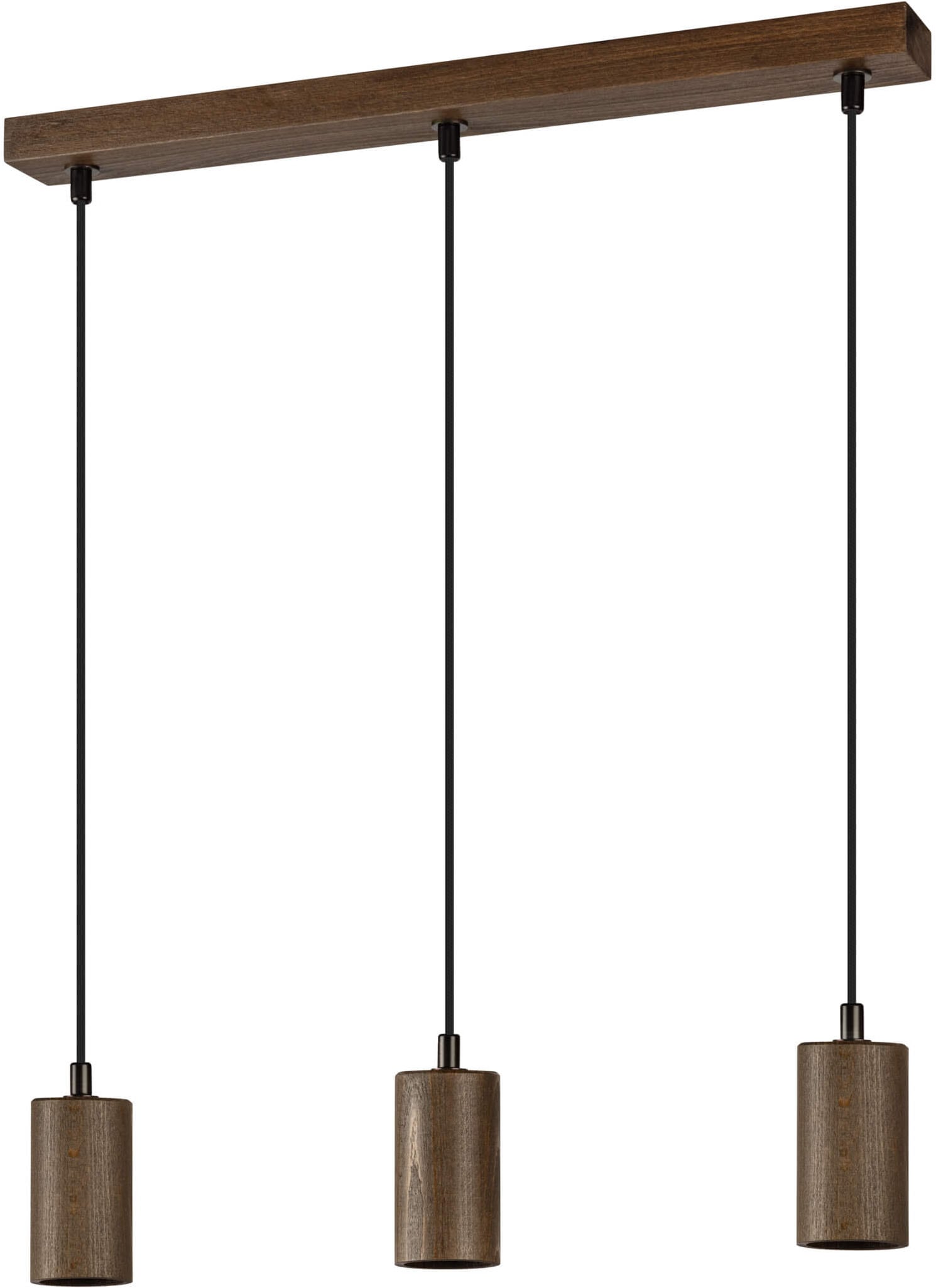 SEGULA Pendelleuchte »FLOW 3 Buche Nussbaumfarben« E27 1 Stk. günstig online kaufen