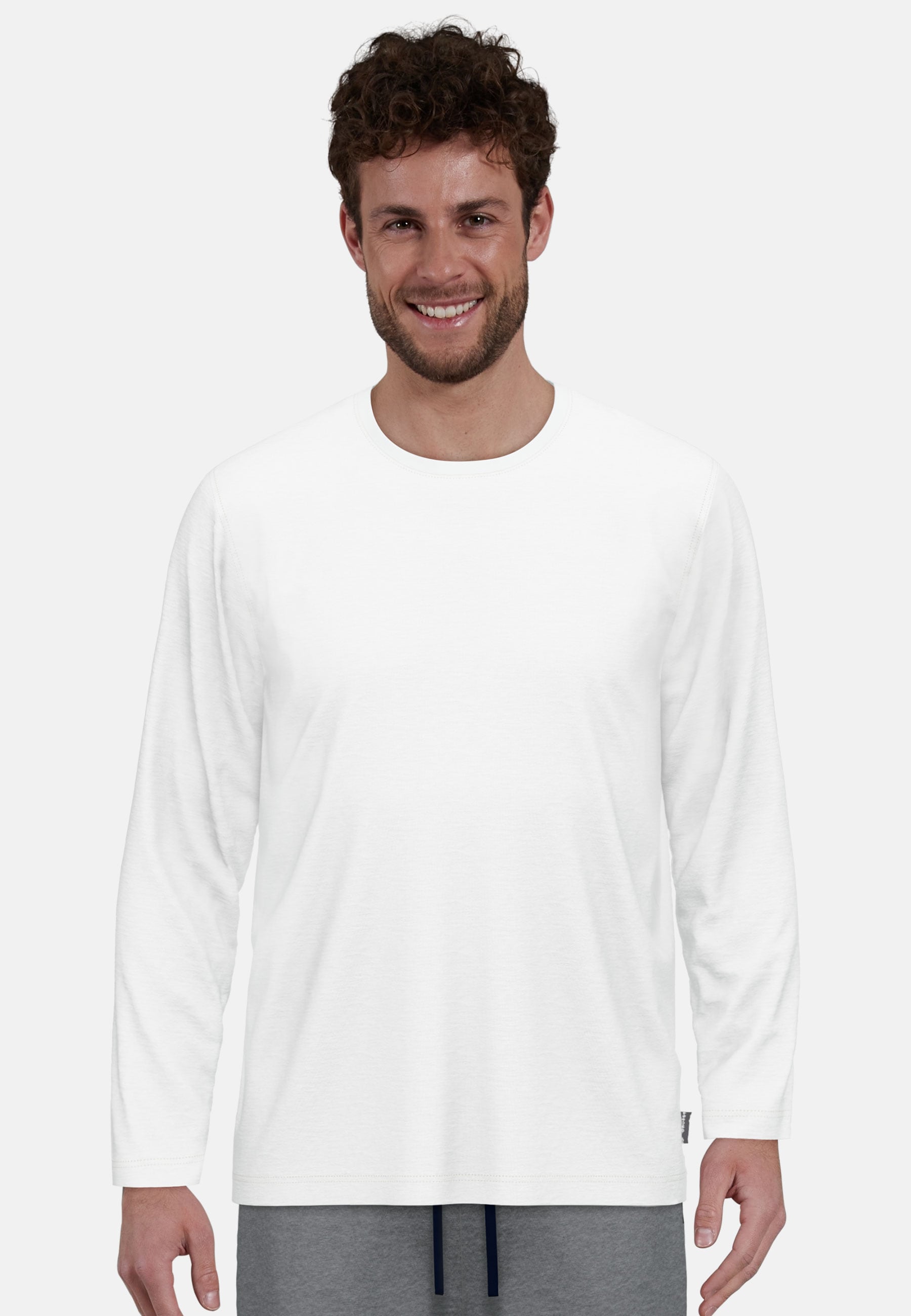 GÖTZBURG Langarmshirt »California« 2er Pack,  basic, Langarm, bequem, Rundhalsausschnitt, locker, 100% Baumwolle