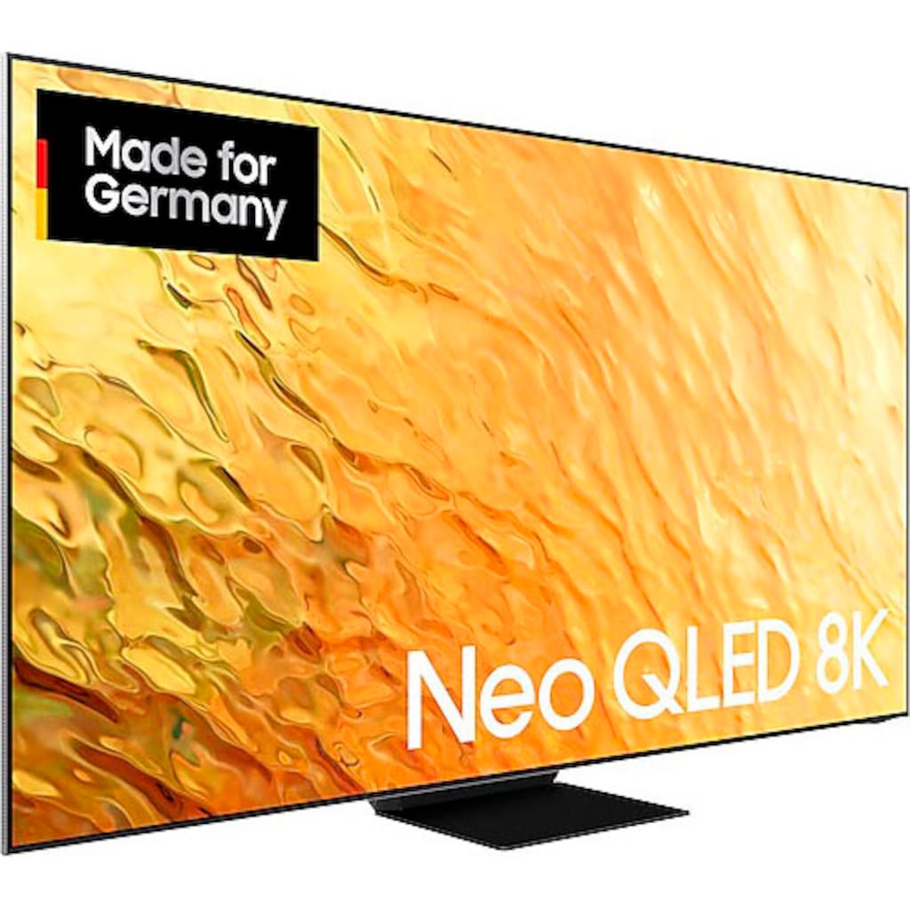 Samsung QLED-Fernseher »75" Neo QLED 8K QN800B (2022)«, 163 cm/65 Zoll, 8K, Smart-TV-Google TV, Quantum Matrix Technologie Pro mit Neural Quantum Prozessor 8K-Quantum HDR 2000-Ultimate 8K Dimming Pro