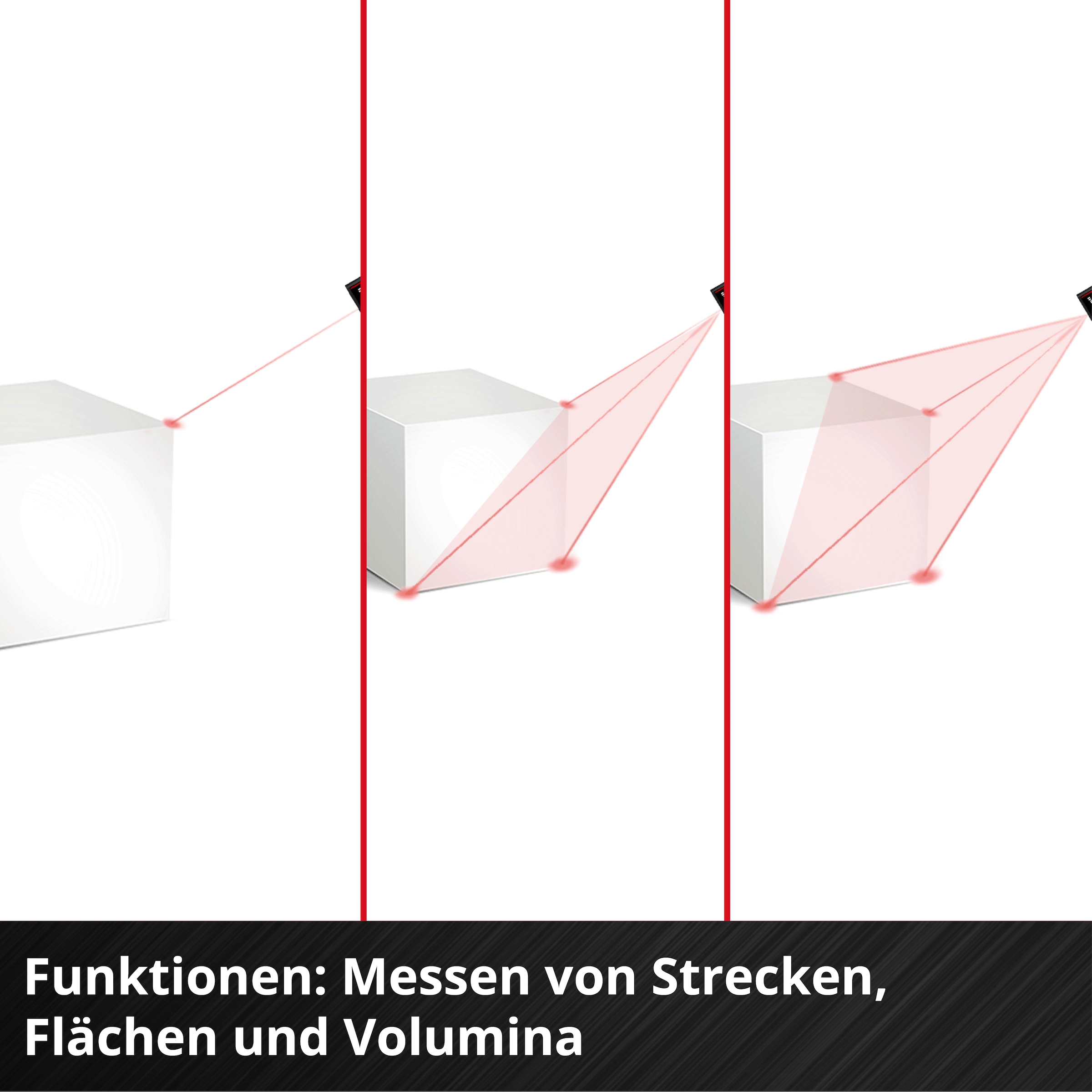Einhell Lasermessgerät »Laser-Distanzmesser TC-LD 60 R«