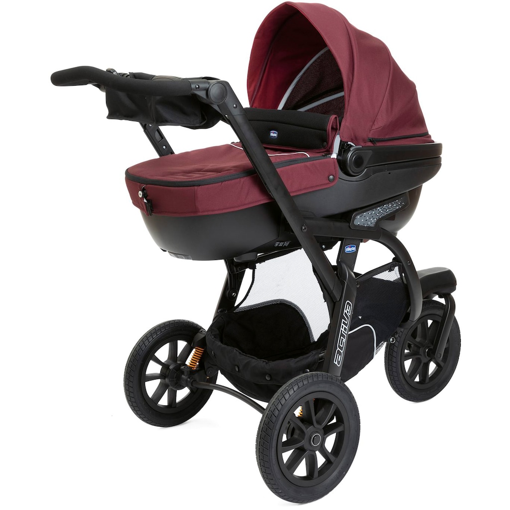 Chicco Kombi-Kinderwagen »Trio-System Activ3 Top, Burgund«, 15 kg