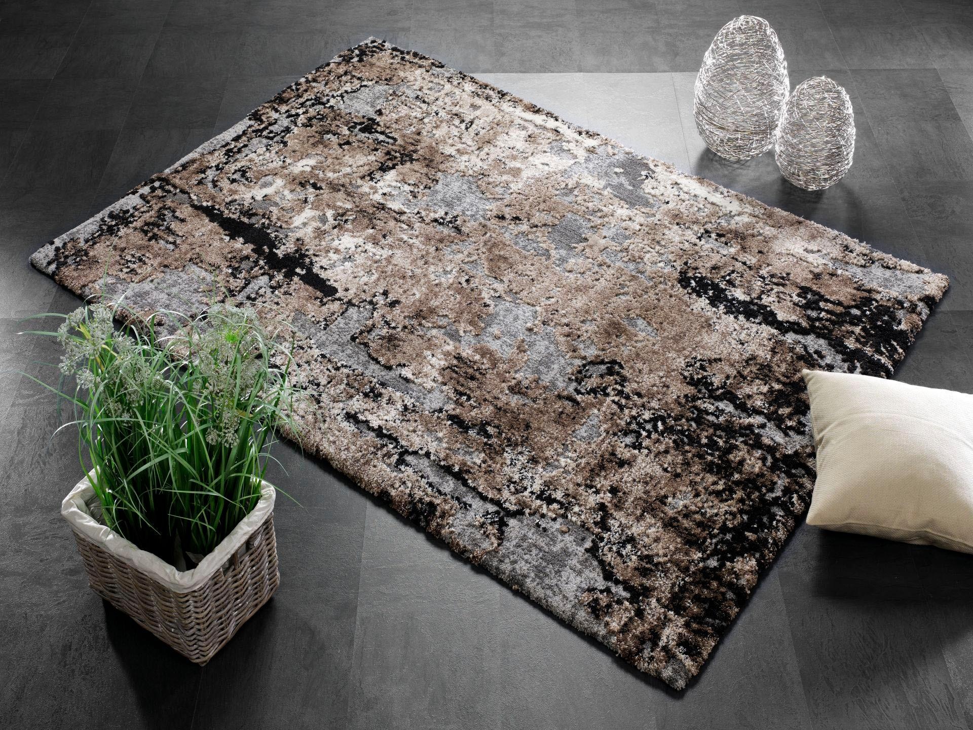 OCI DIE TEPPICHMARKE Teppich "Juwel Liray" rechteckig 20 mm Höhe Kurzflor, günstig online kaufen