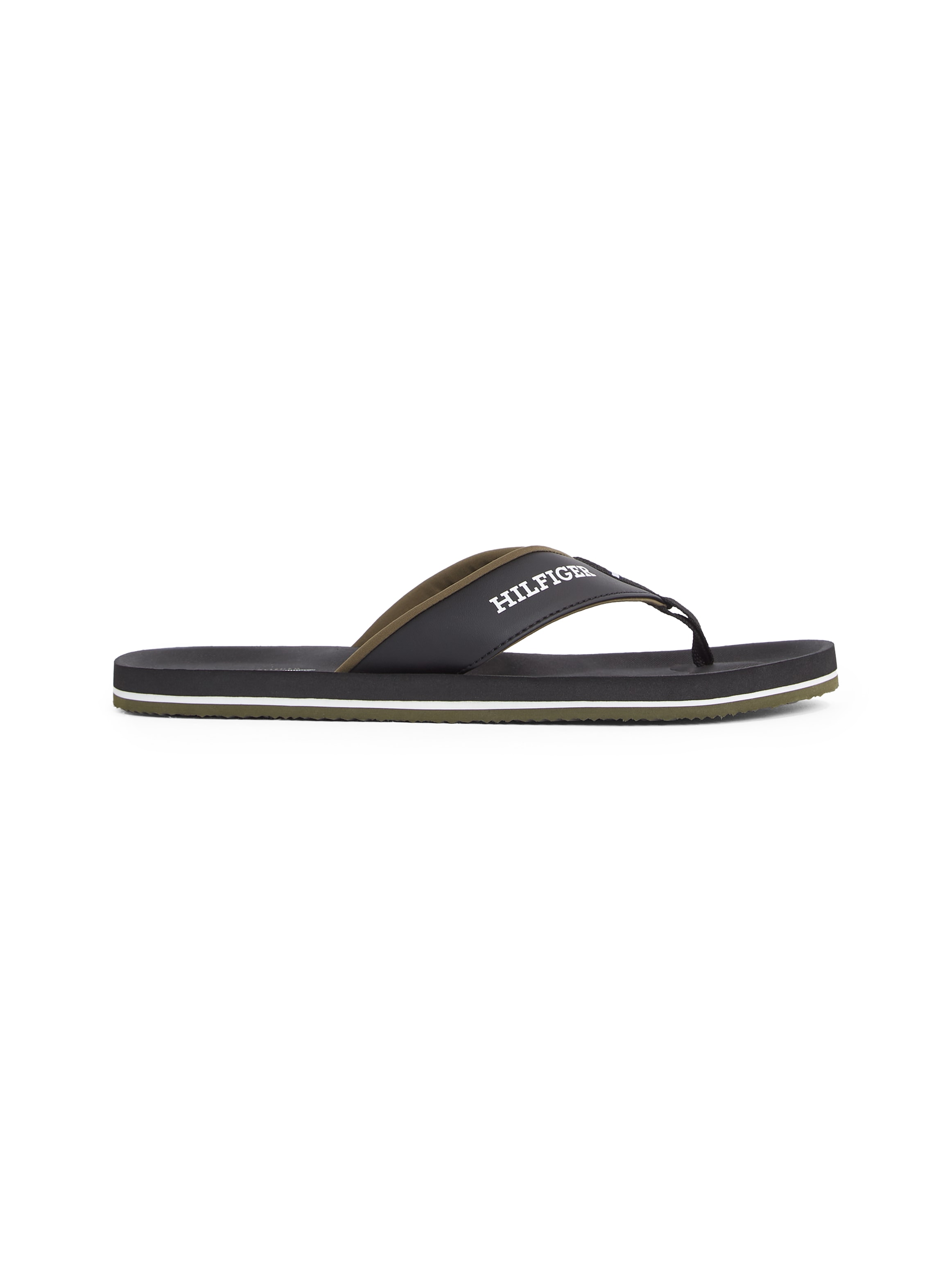 Tommy Hilfiger Zehentrenner »PADDED COMFORT HILFIGER B SANDAL«, Dianette, Sommerschuh, Schlappen, Badeschuh mit Logoschriftzug