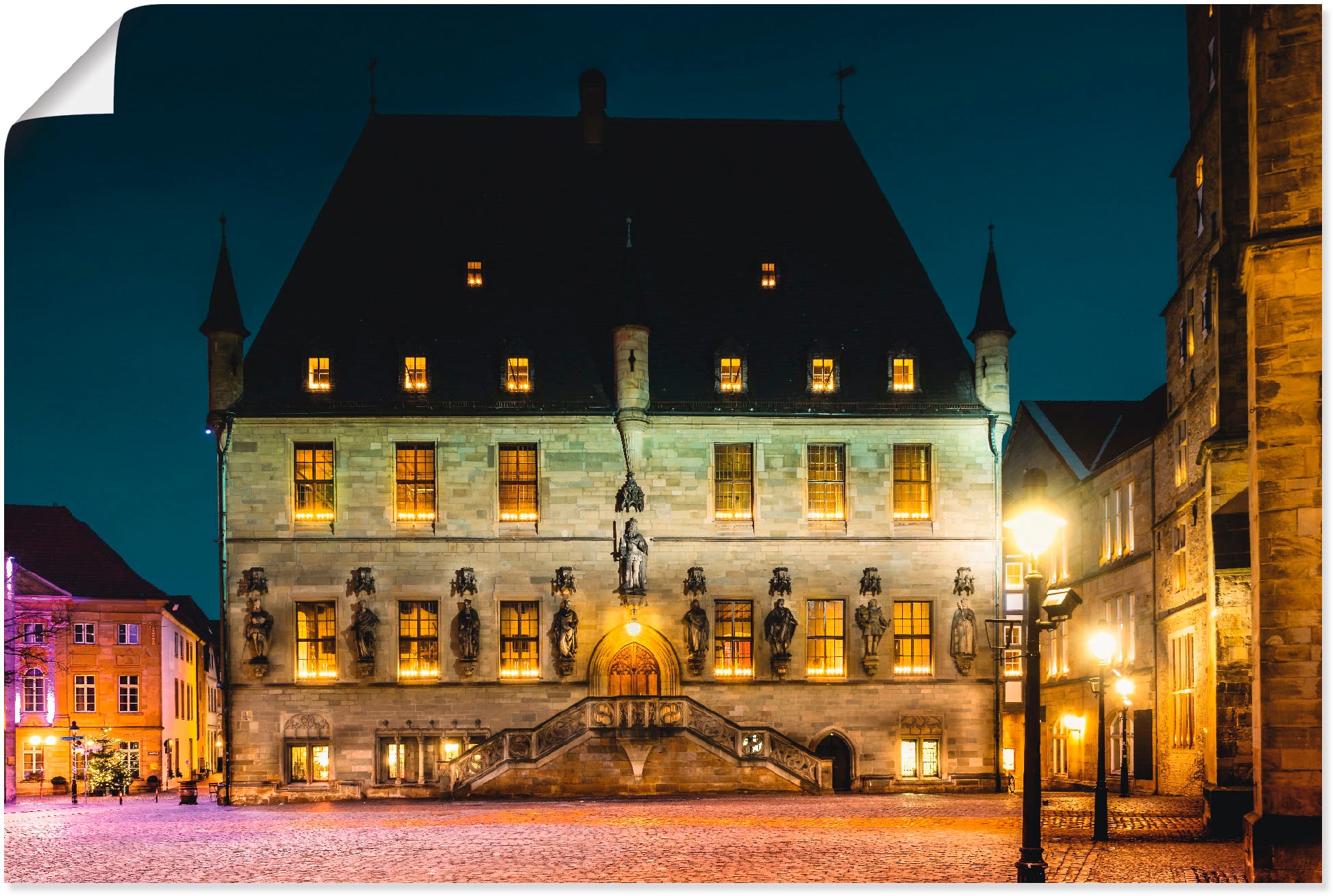 Artland Wandbild »Rathaus Osnabrück II«, Deutschland, (1 St.), als Alubild, günstig online kaufen