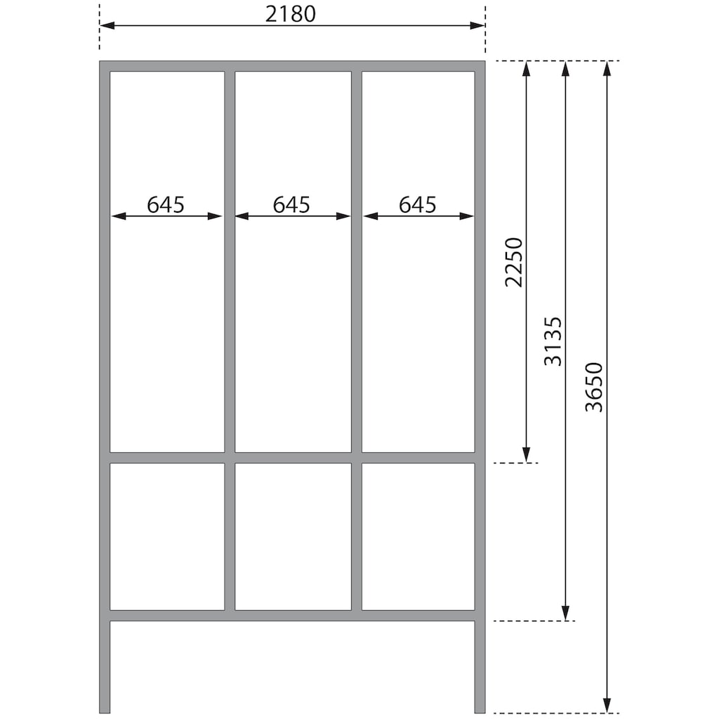 Karibu Fasssauna »Fasshaus 3«, (Set, 1 St.)